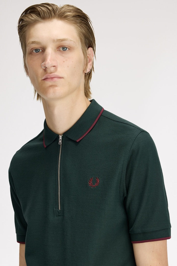 Fred Perry Crepe Polo Shirt - Grassroots