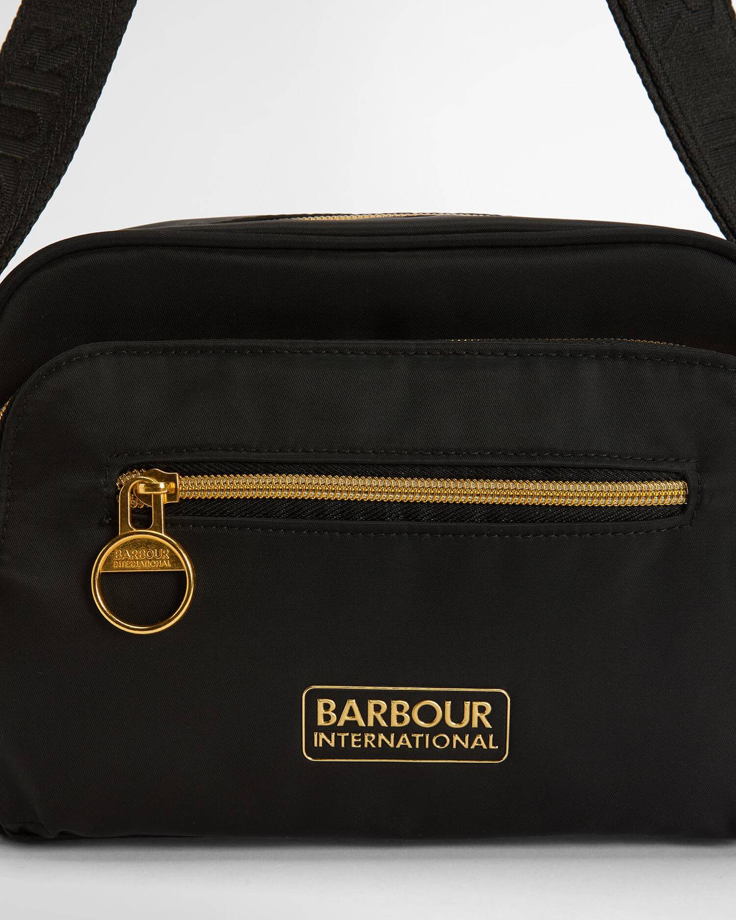 Barbour International Qualify City Crossbody Bag - Black