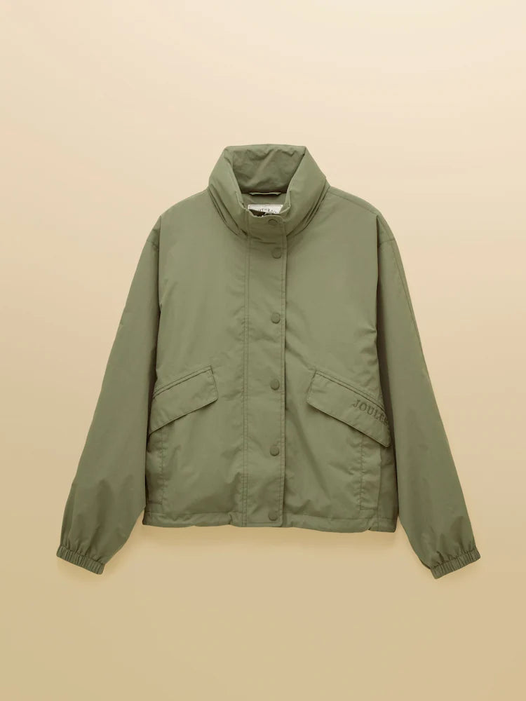 Joules Hove Khaki Green Waterproof Windbreaker Jacket