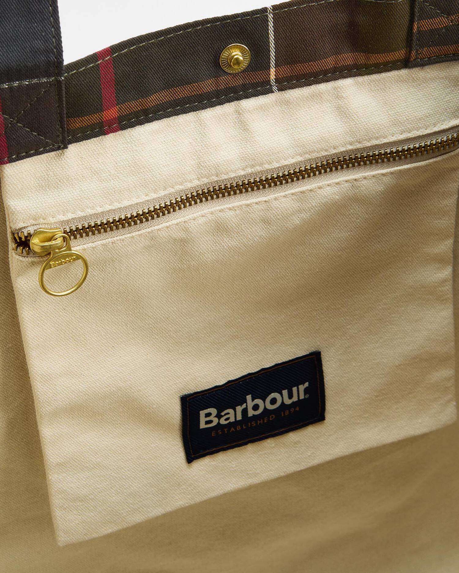 Barbour Telfield Tartan Tote Bag - Classic Tartan