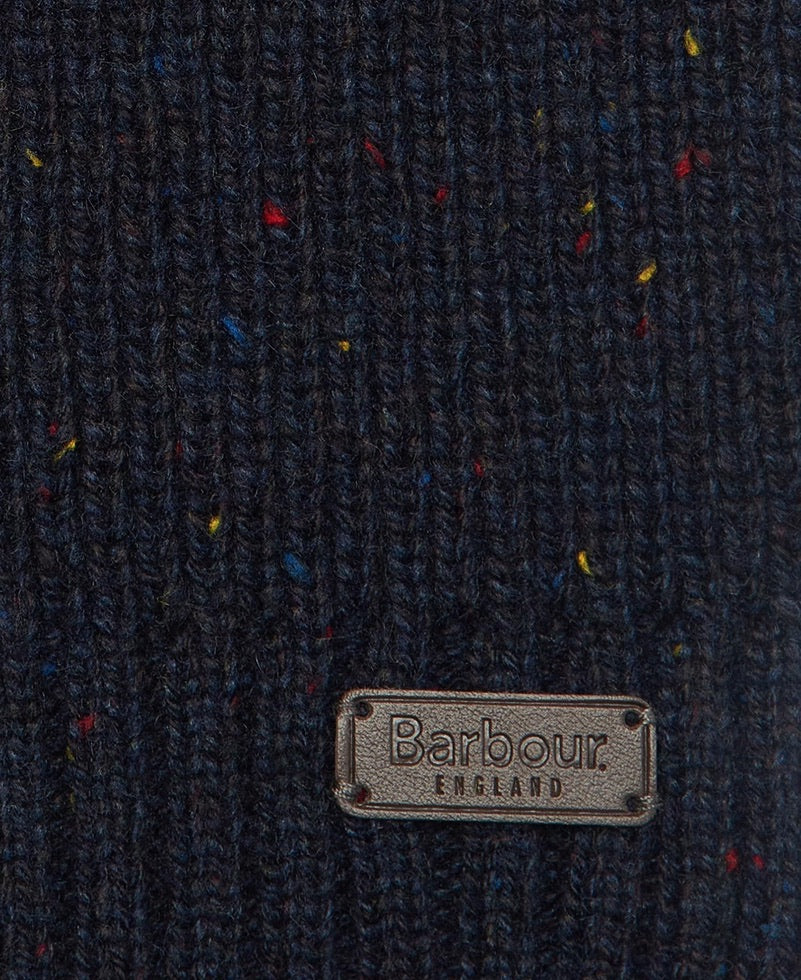 Barbour Carlton Fleck Beanie & Scarf Gift Set - Black