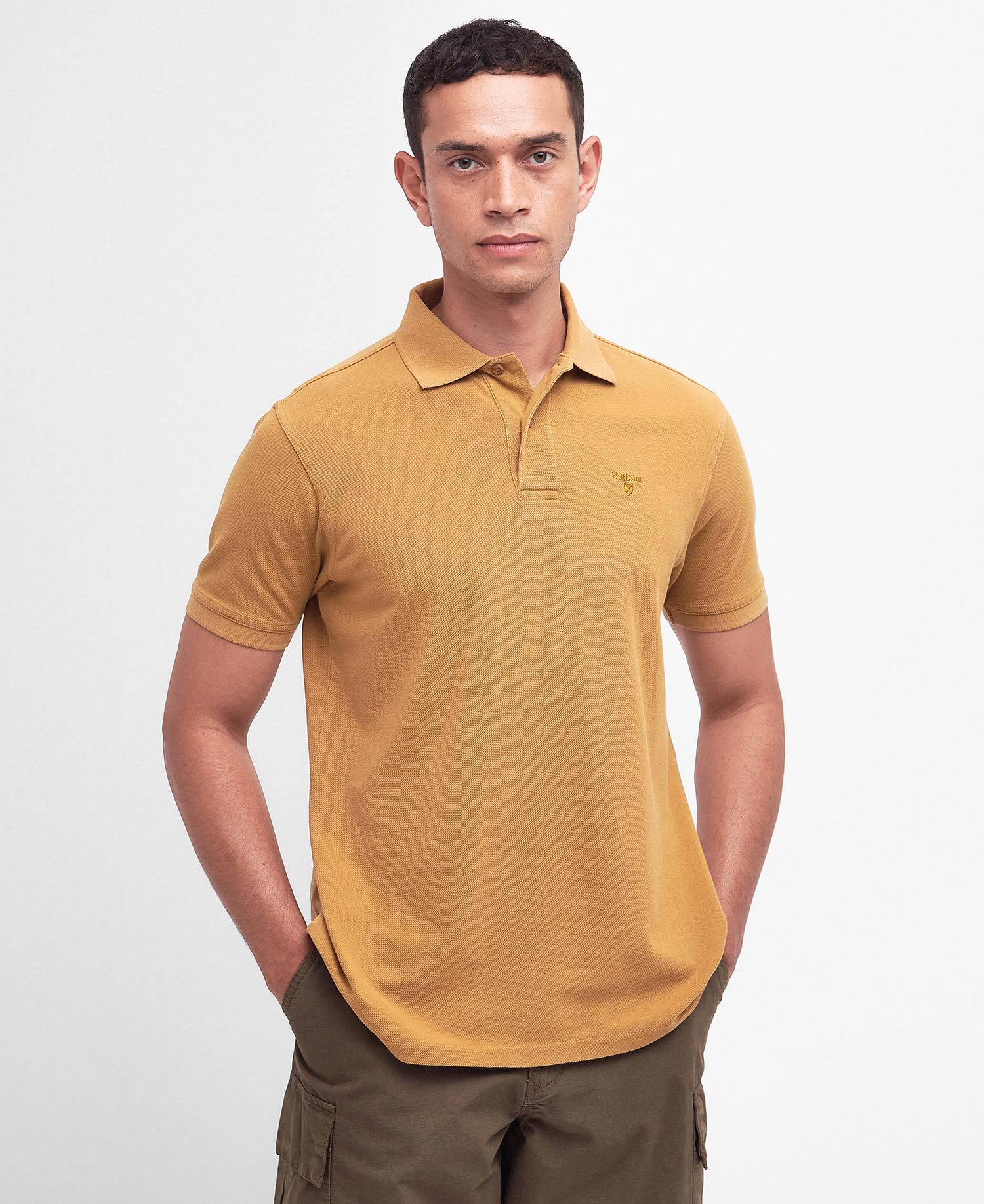 Barbour Washed Sports Polo - Cumin