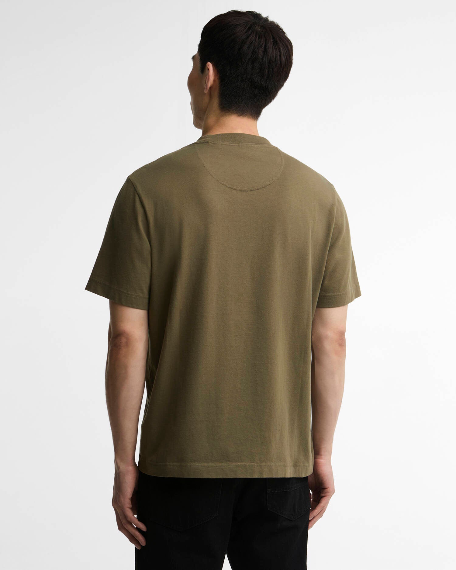 Barbour International SMQ Brandon Graphic T-Shirt - Mid Olive