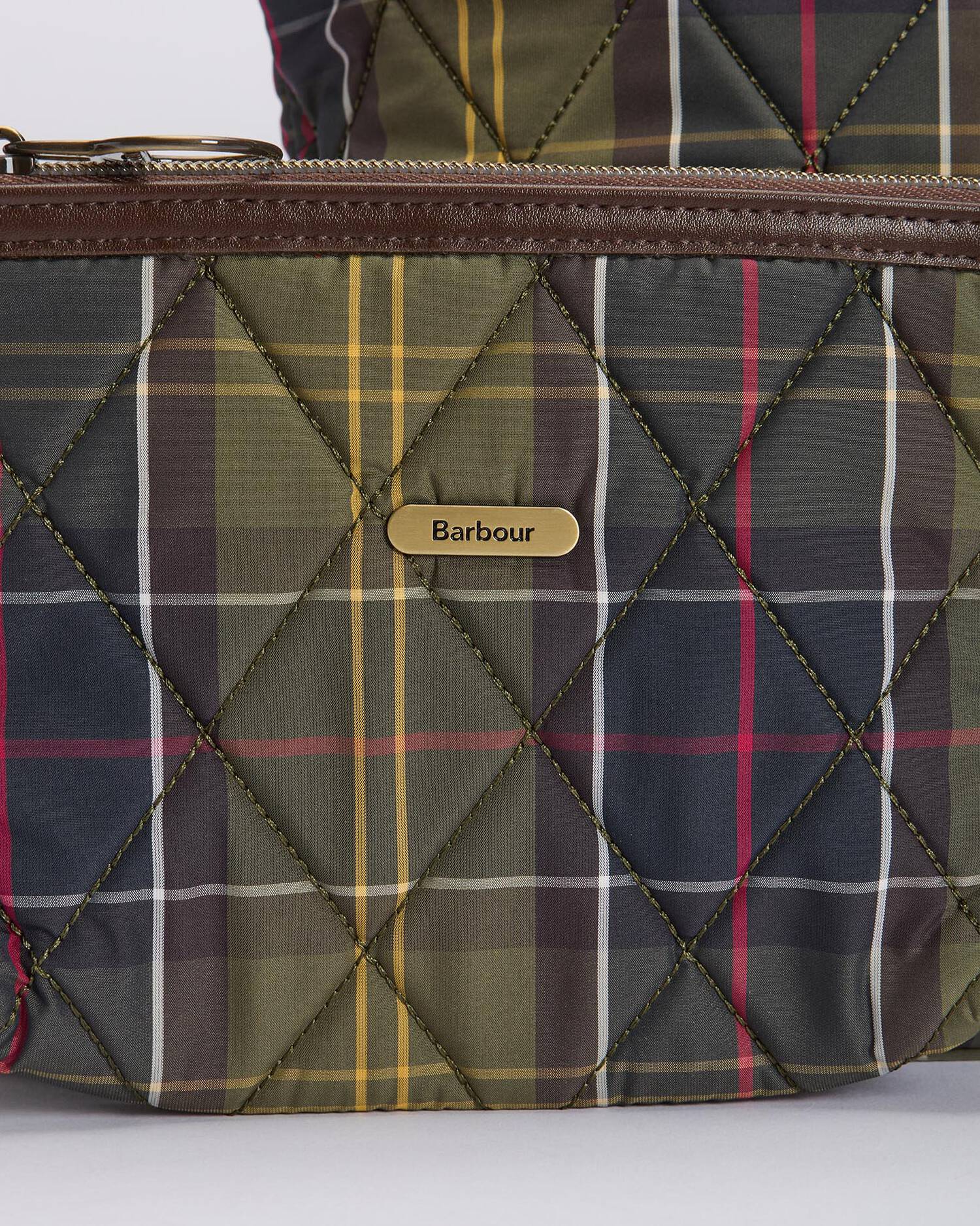 Barbour Wetherham Quilted Tartan Bag - Classic Tartan
