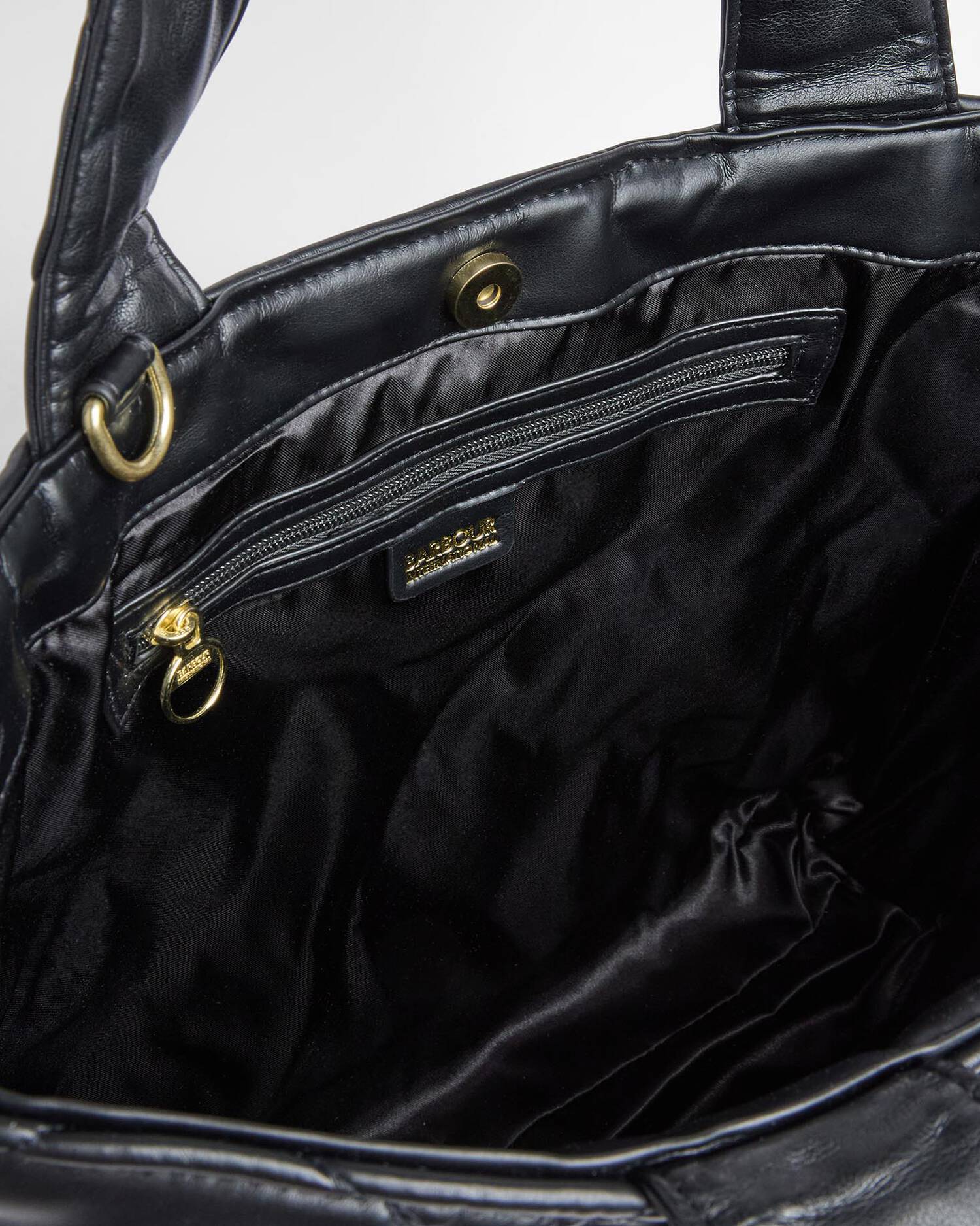 Barbour International Soft Quilt Battersea Tote Bag - Black
