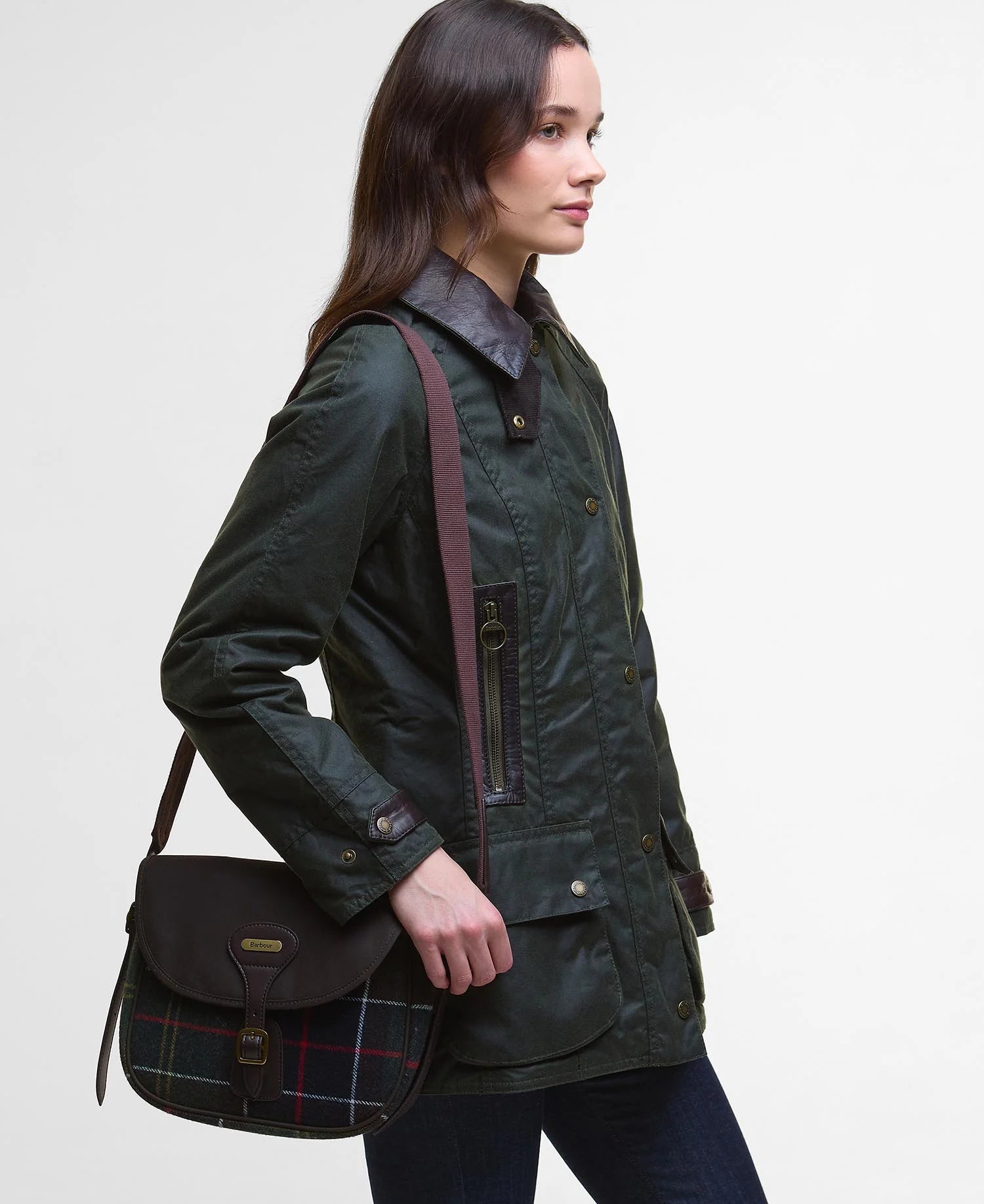 Barbour International Cromarty Crossbody Bag - Classic Tartan