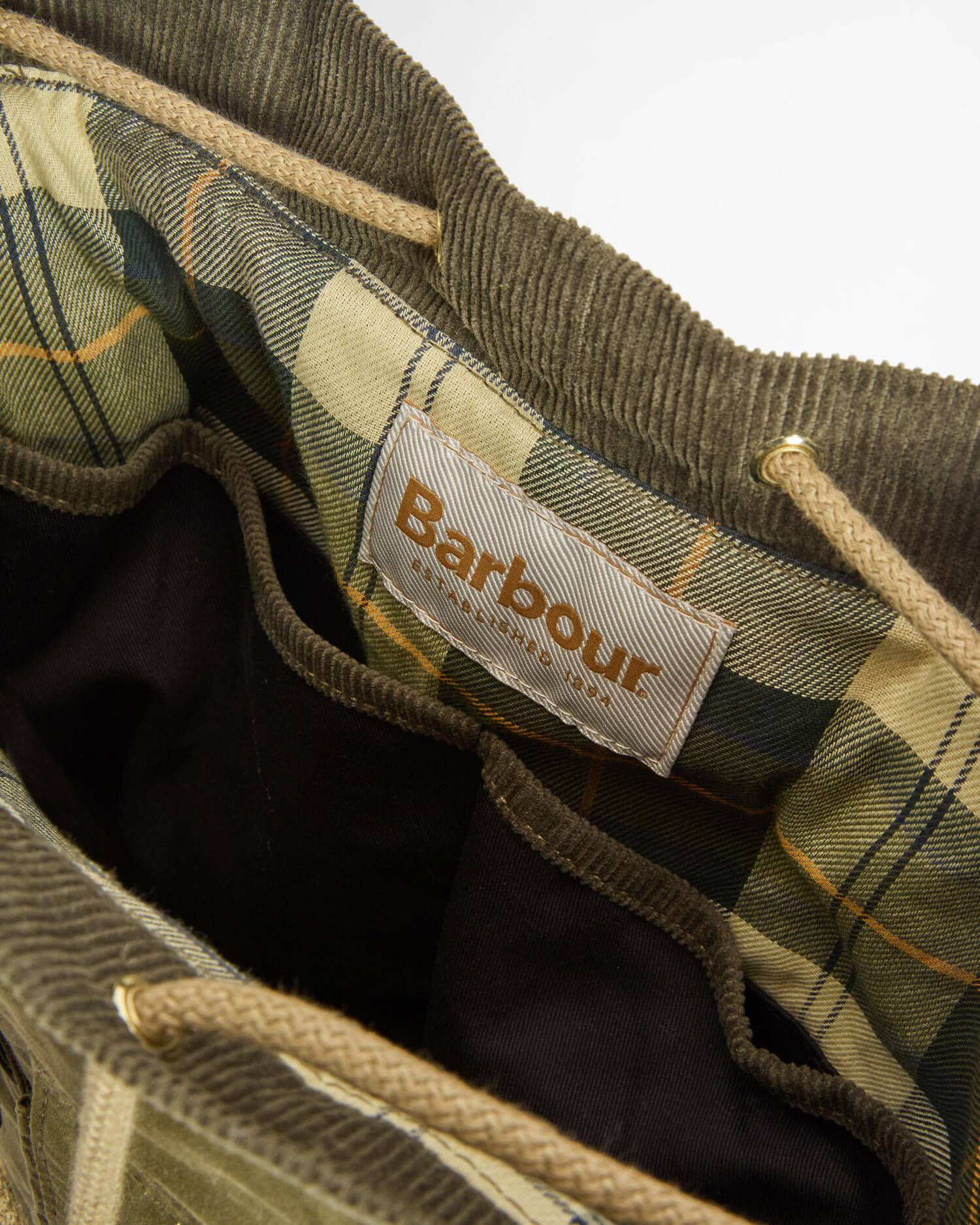 Barbour Mia Drawsting Tote Bag - Dusky Green