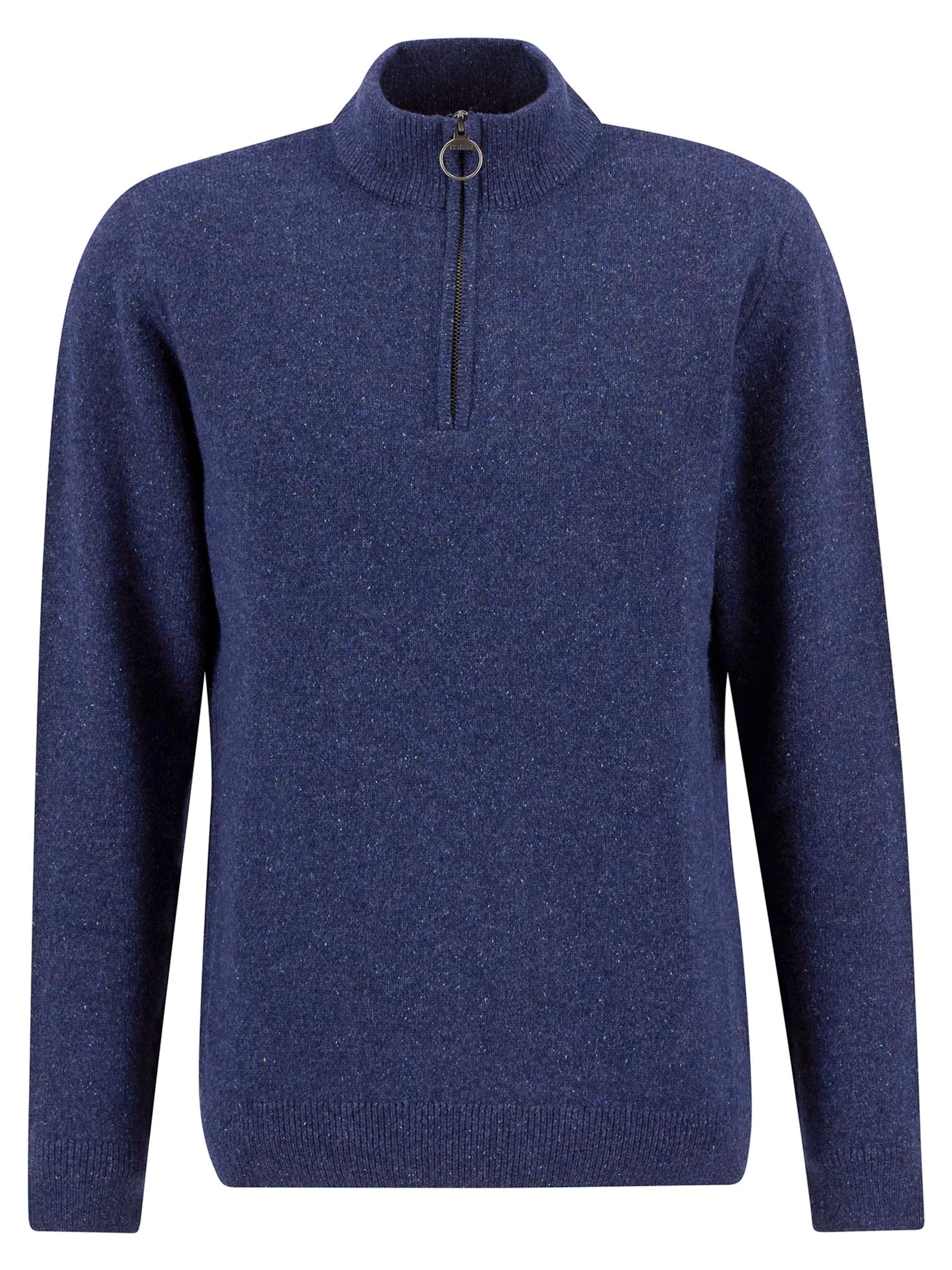 Barbour Tisbury Half Zip Sweater - Deep Blue