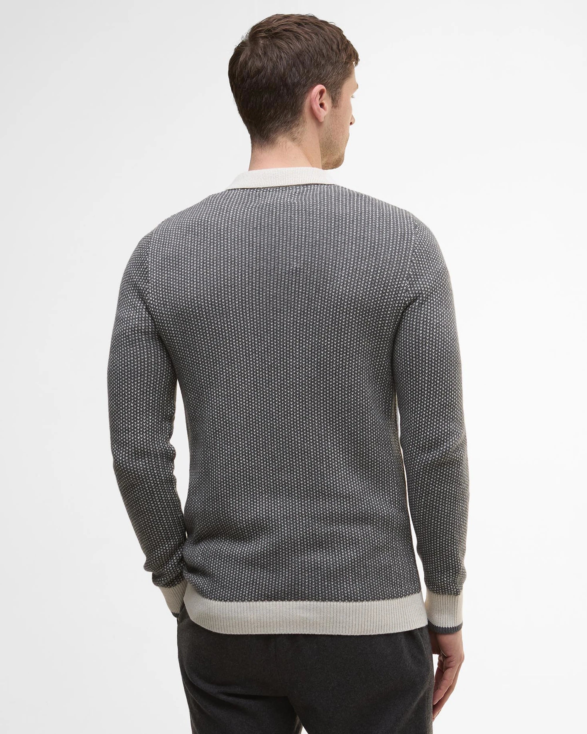 Barbour Decton Knitted Polo Shirt - Mist