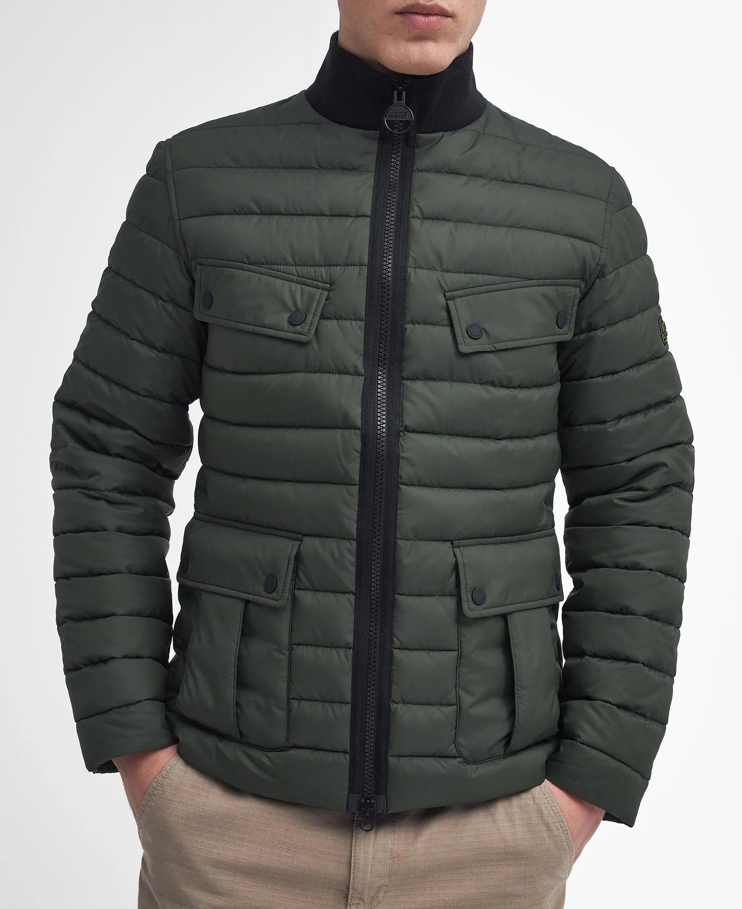 Barbour International Re-Ariel Puffer Jacket - Sage