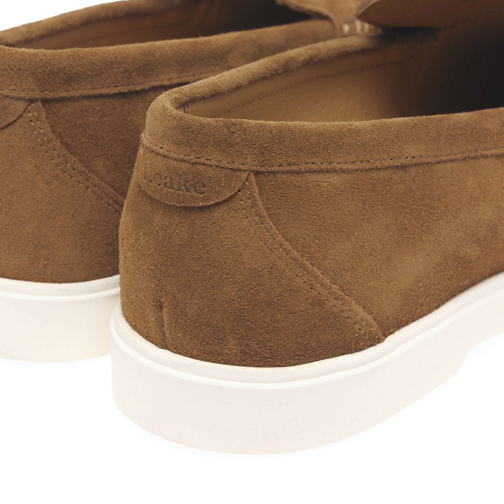 Loake Tuscany Shoes - Chestnut Suede