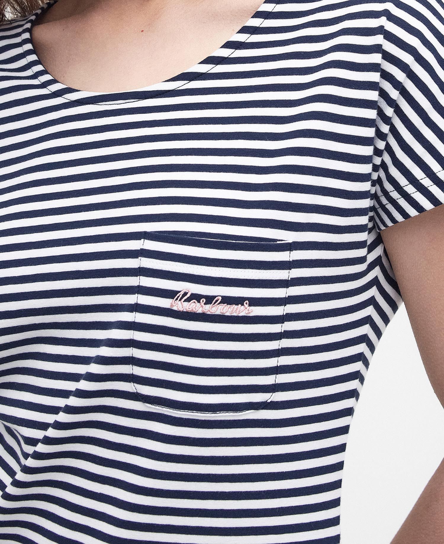 Barbour Harewood Stripe Dress - Navy/Multistripe