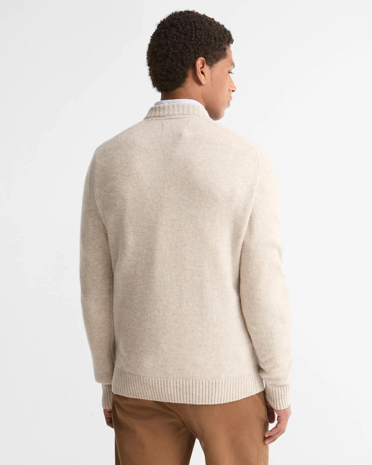 Barbour Newtown Crew Neck Sweater - Light Grey