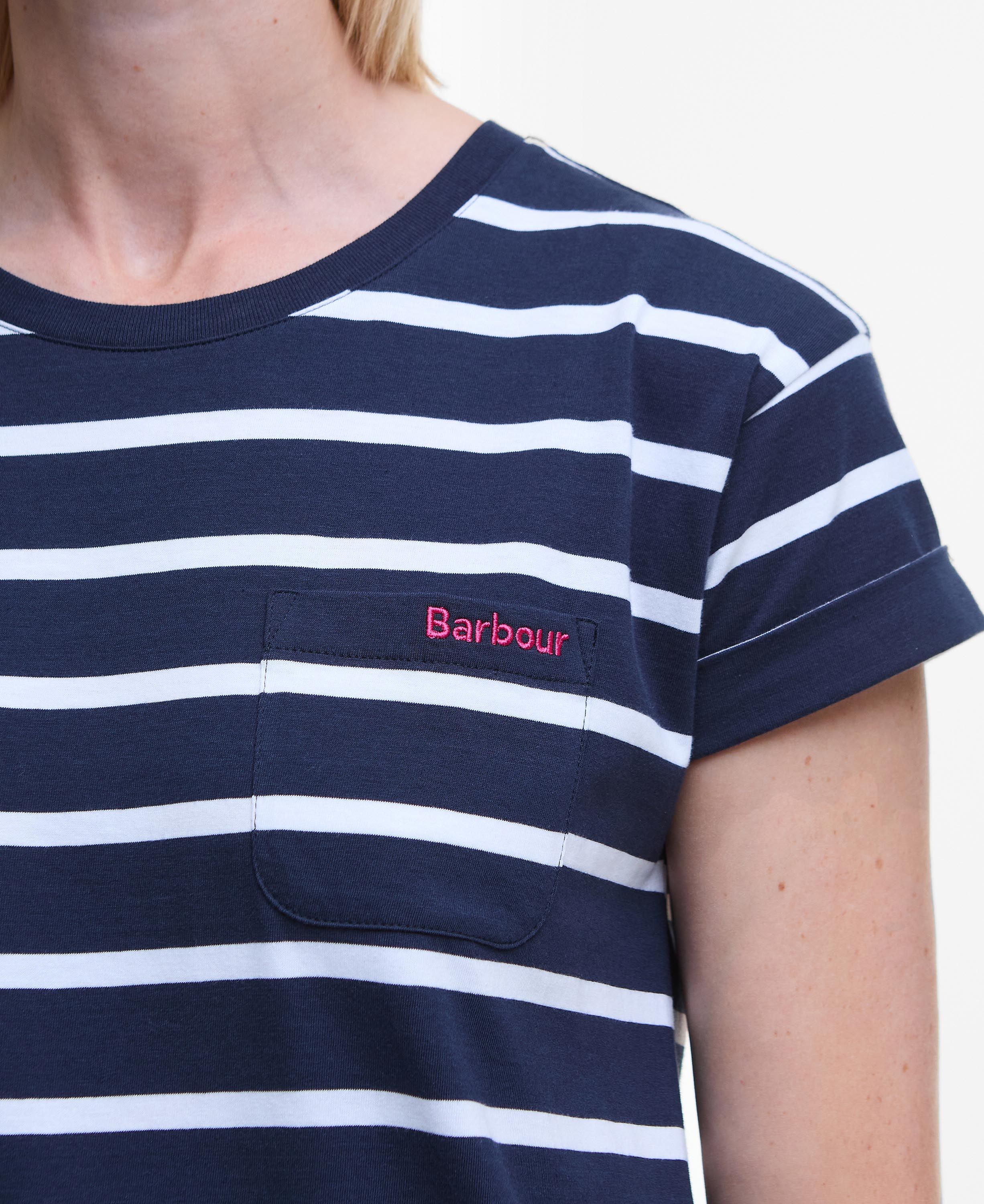 Barbour Otterburn Stripe Dress - Navy