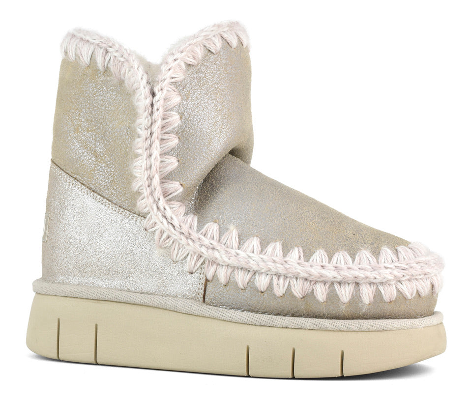 Mou Boots 18 Bounce Stone Metallic