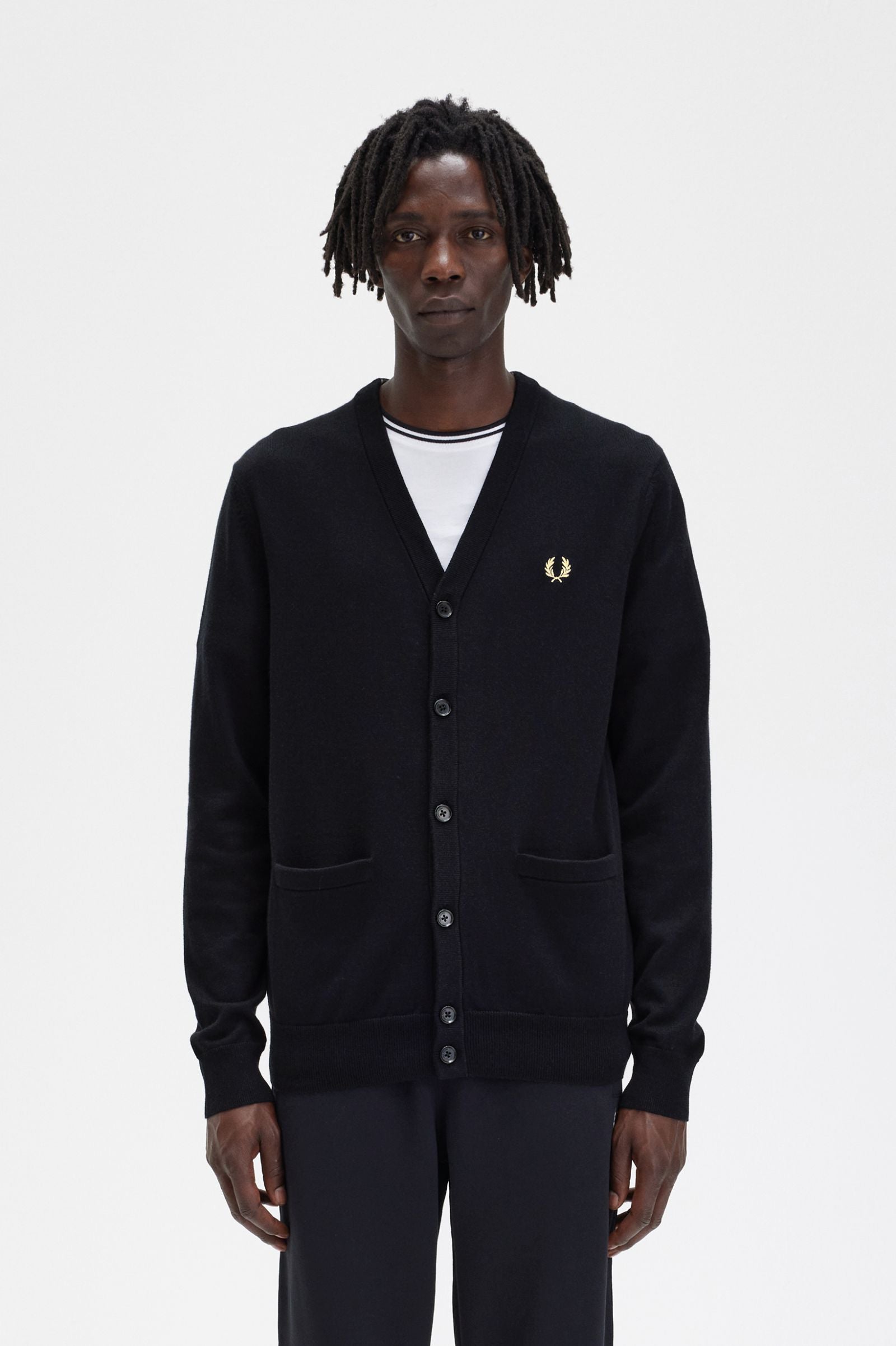 Fred Perry Classic Cardigan - Black