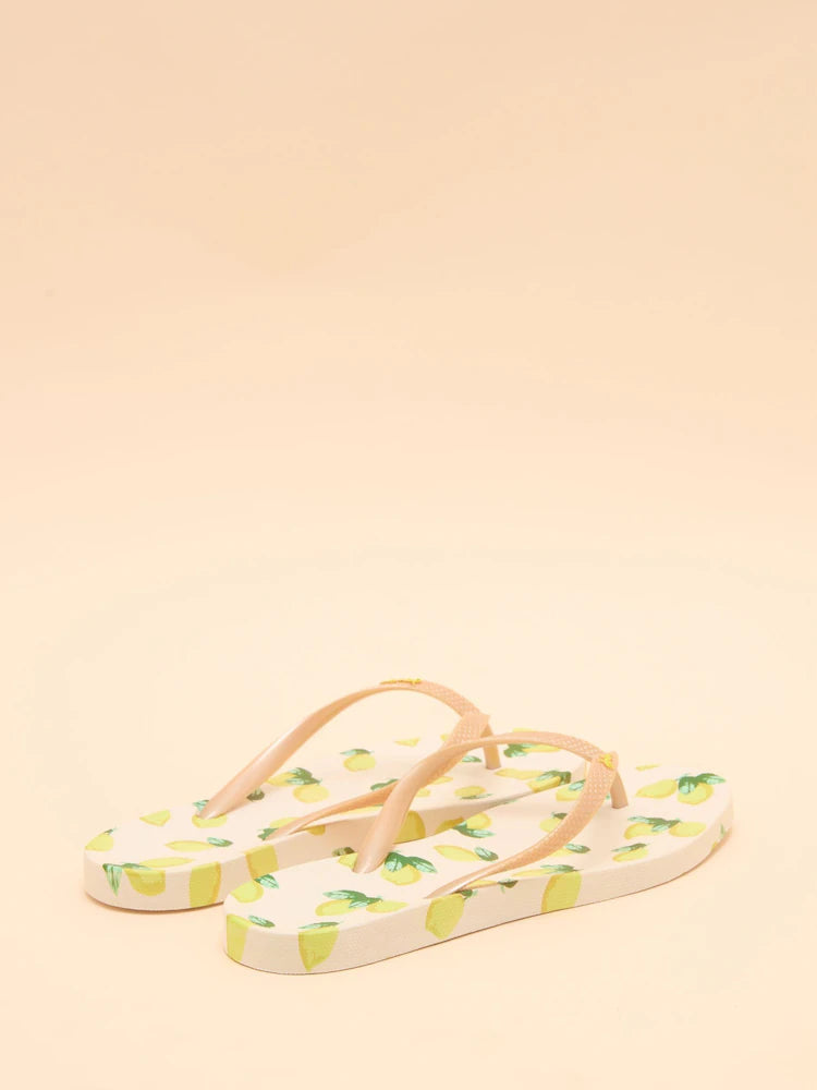 Joules Sunvale Lemon Flip Flops