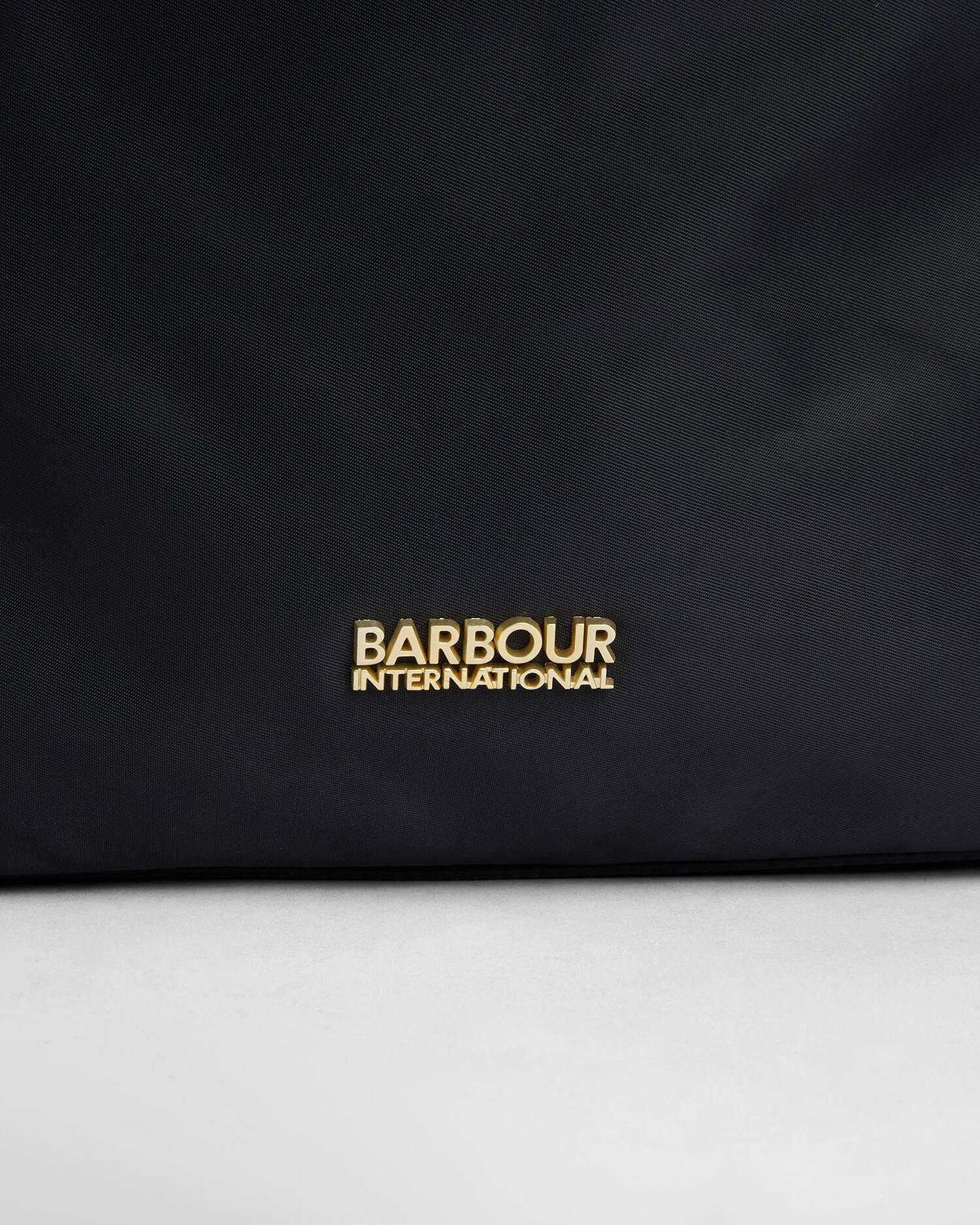 Barbour International Qualify Large Drawcord Tote Bag - Black