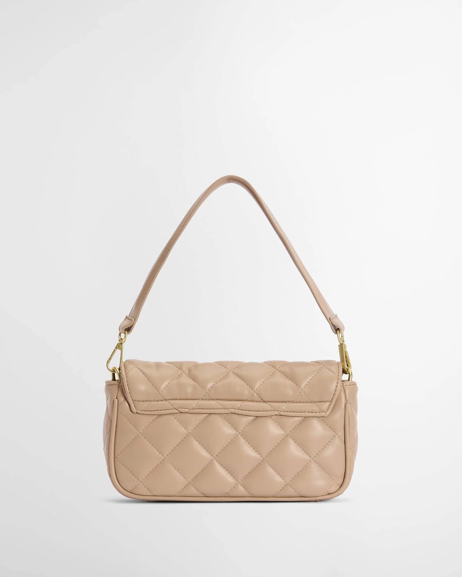 Barbour International Soft Quilt Mini Soho Crossbody Bag - Camel