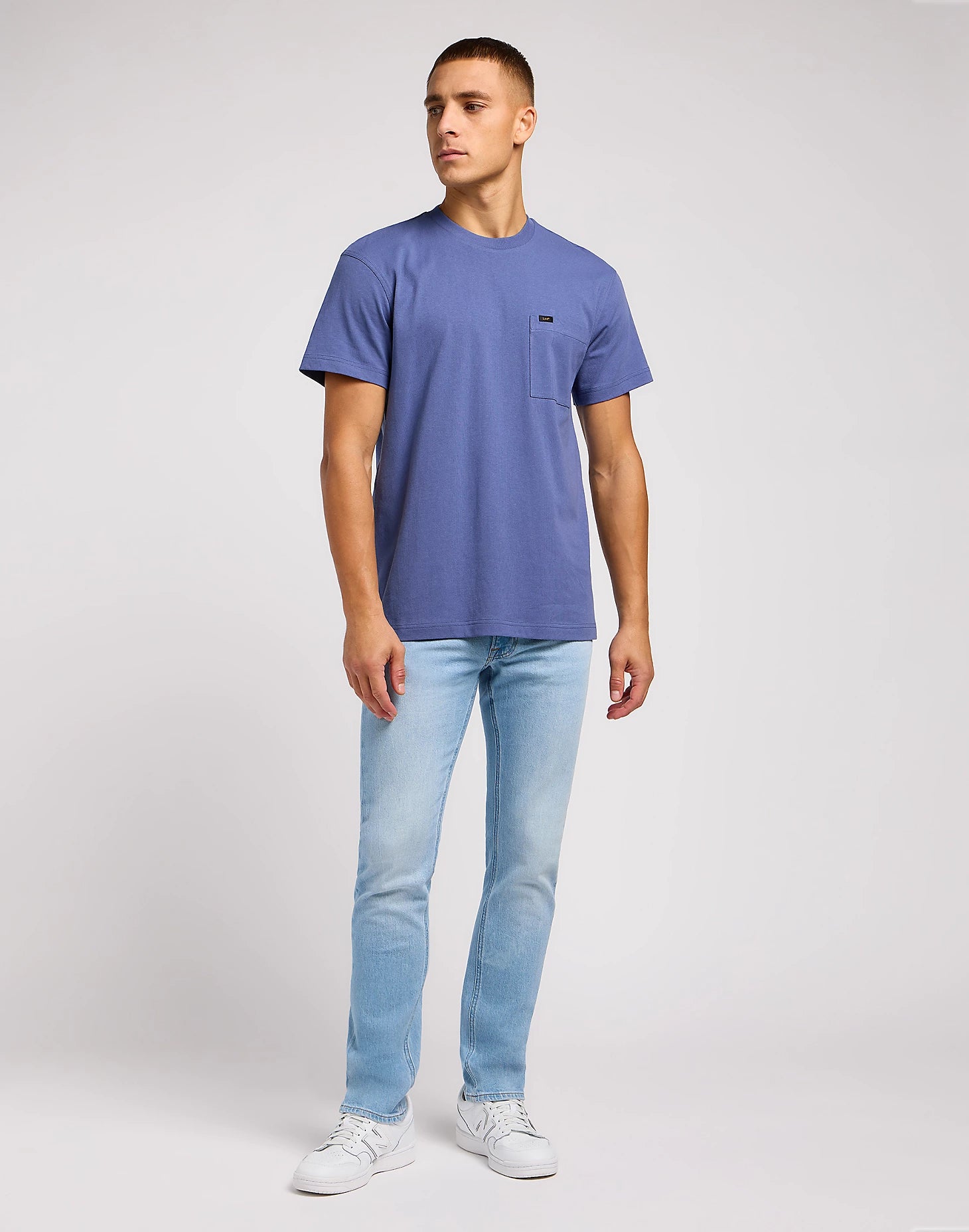 Lee Relaxed Pocket Tee - Surf Blue