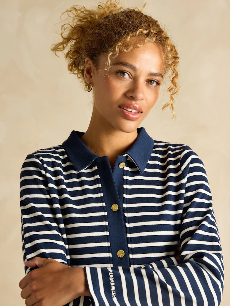 Joules Harbour Navy Jersey Cardigan