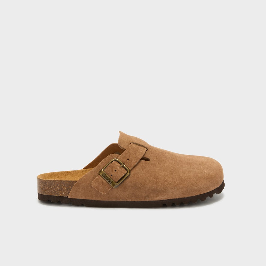 Scholl Olivier Mules Suede Taupe