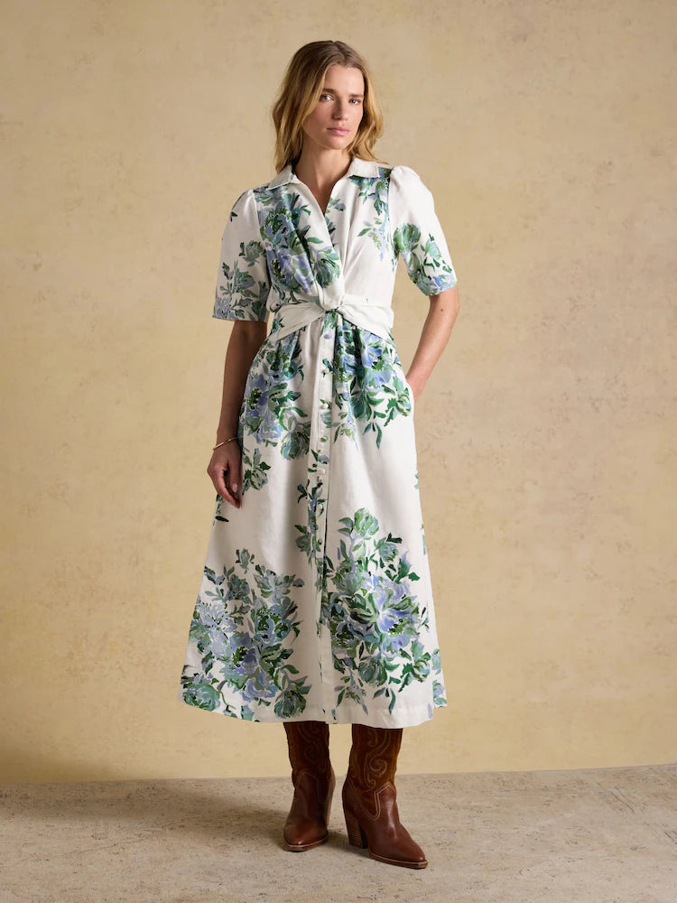 joules blue dress Rosie Blue Midi Dress