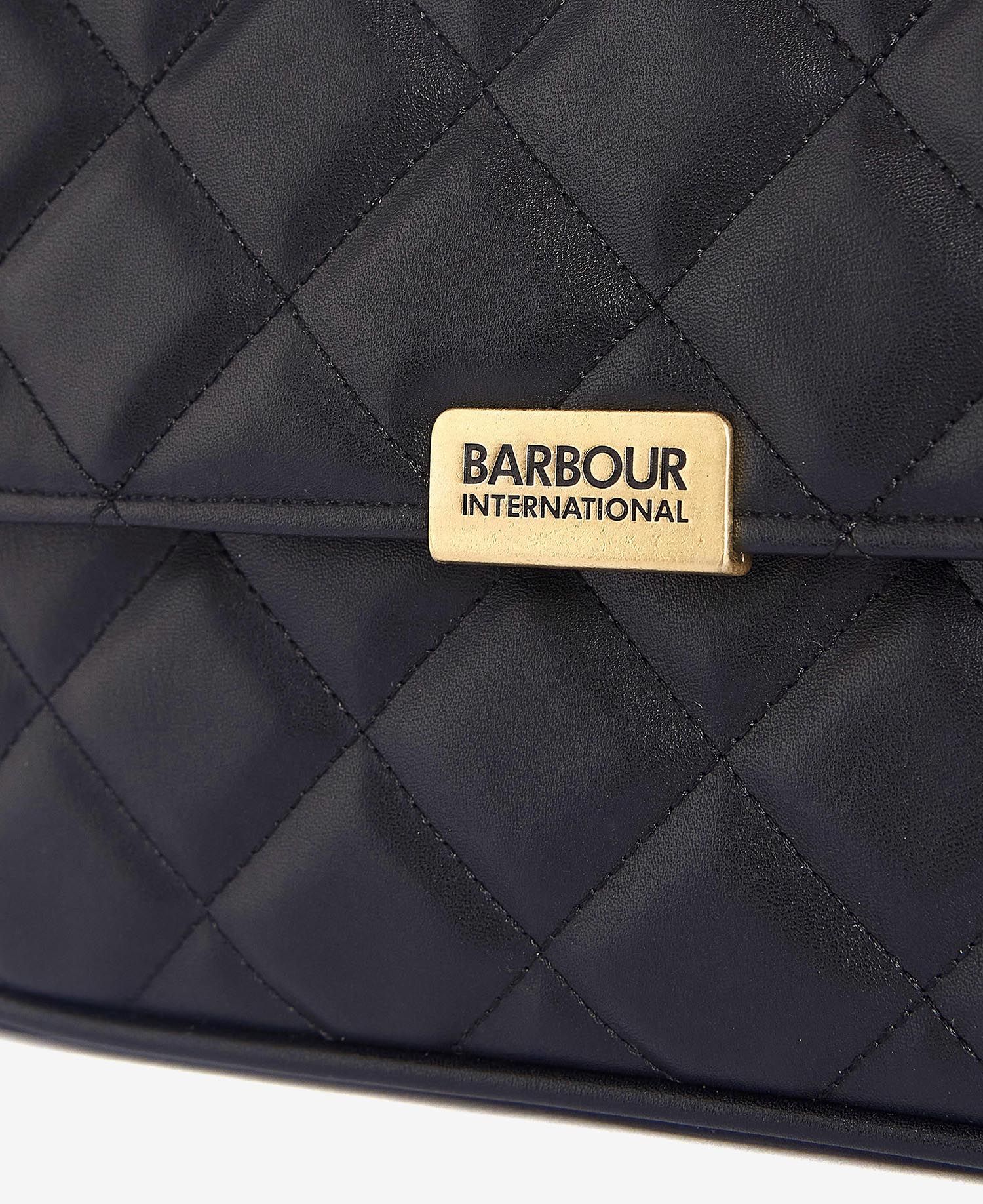 Barbour International Quilted Soho Crossbody Bag - Black