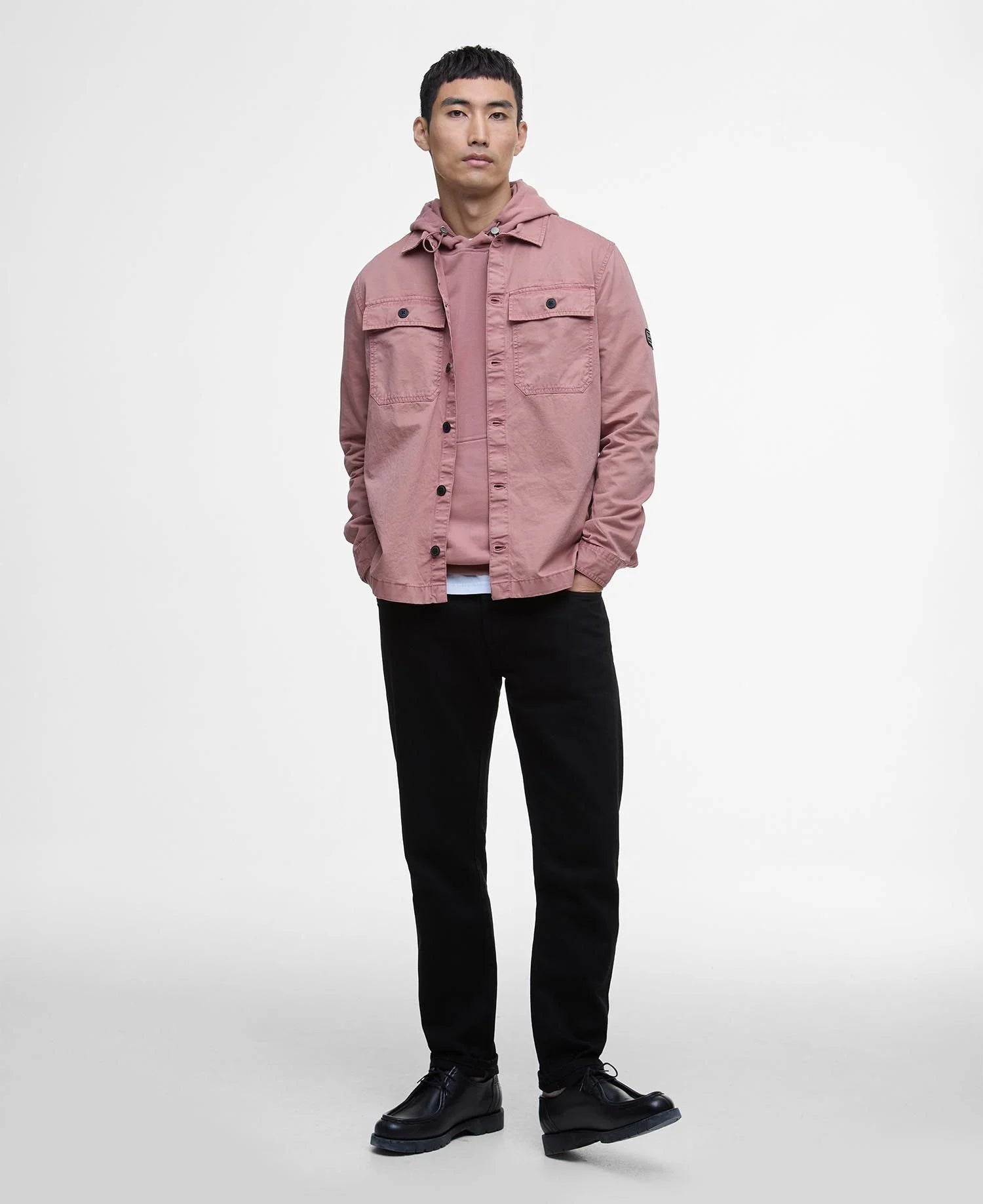 Barbour International Arlo Overshirt - Vintage Pink
