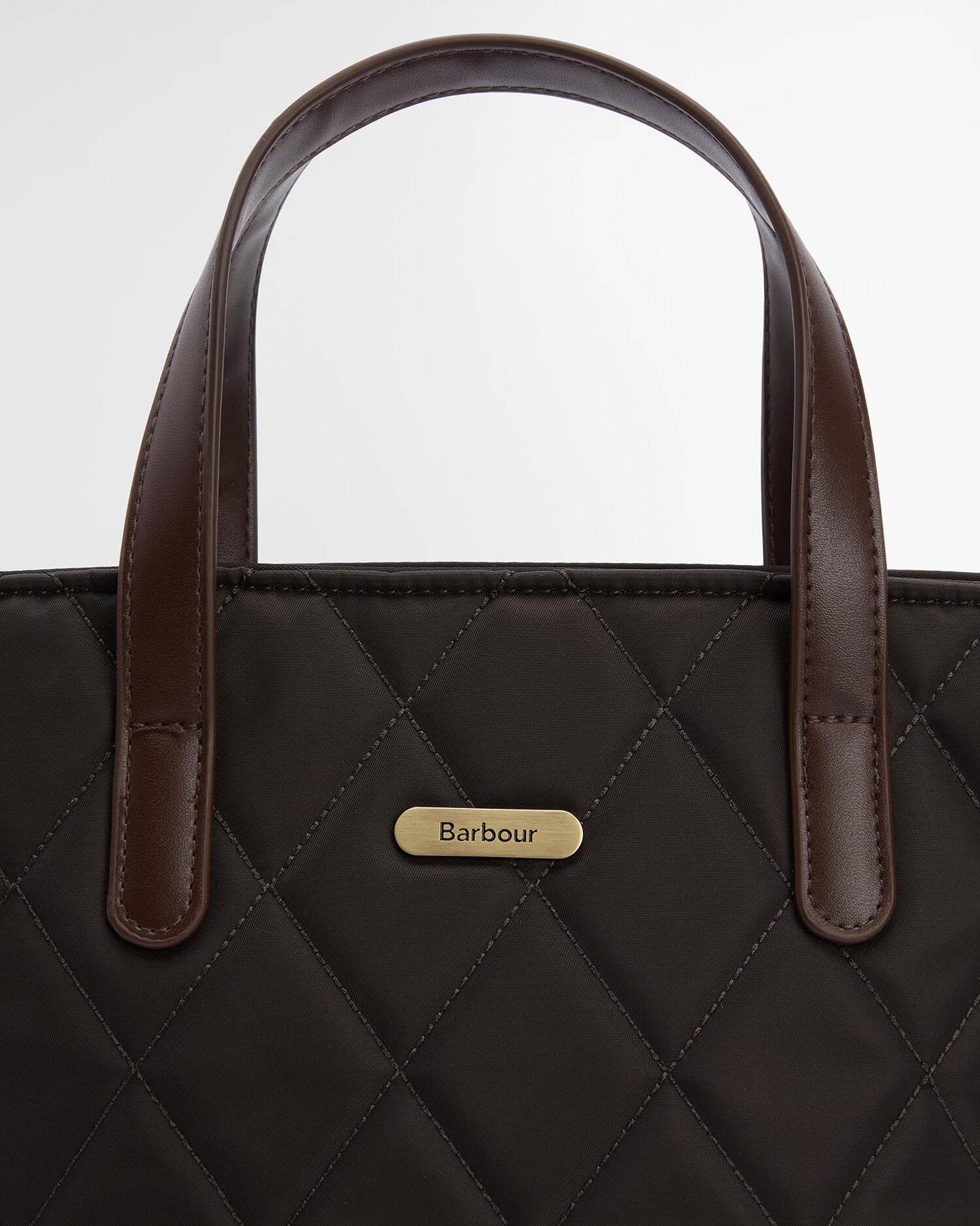 Barbour Mini Quilted Tote Bag - Olive