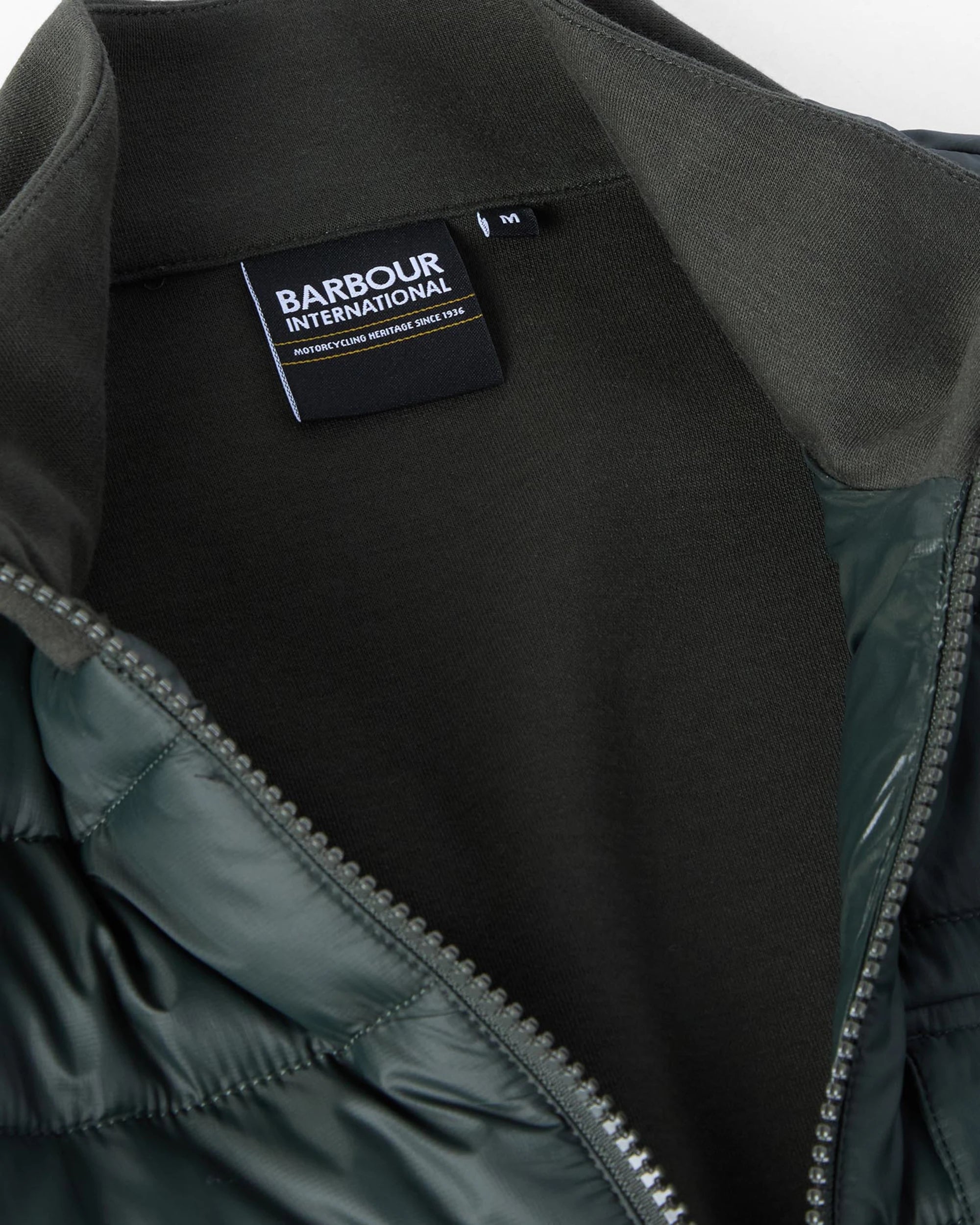 Barbour International Heysham Quilted Sweatshirt - Black