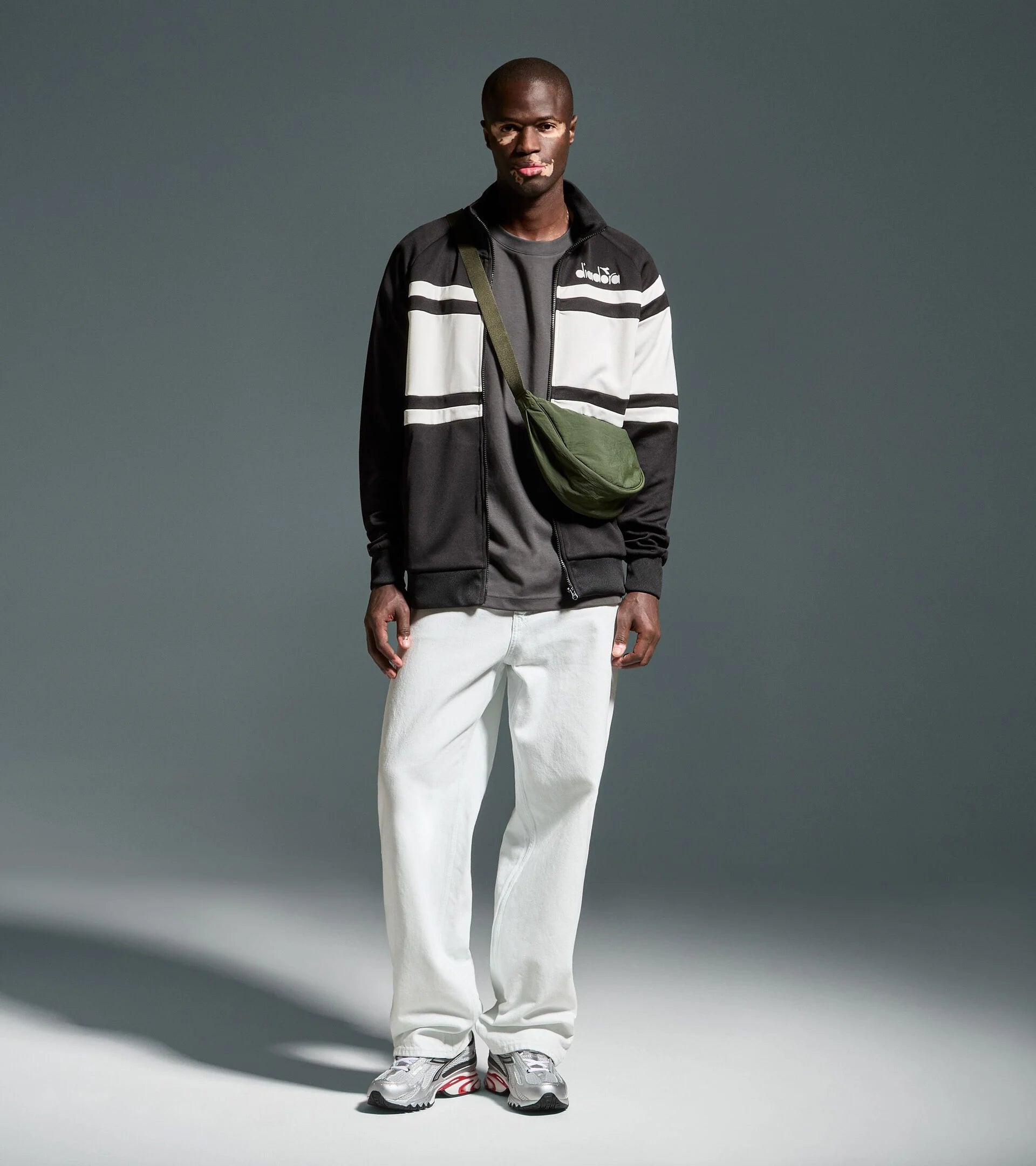 Diadora Jacket 80s - Optical White/Black