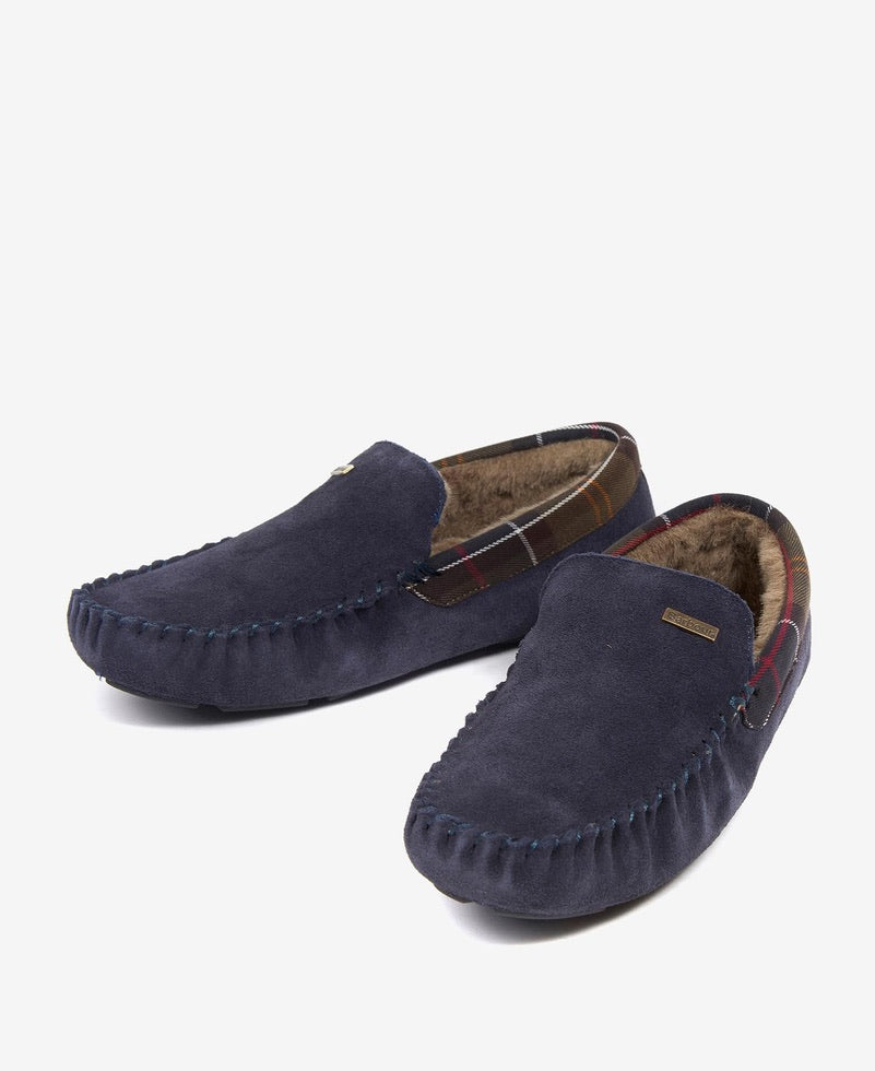Barbour Monty Slippers - Navy