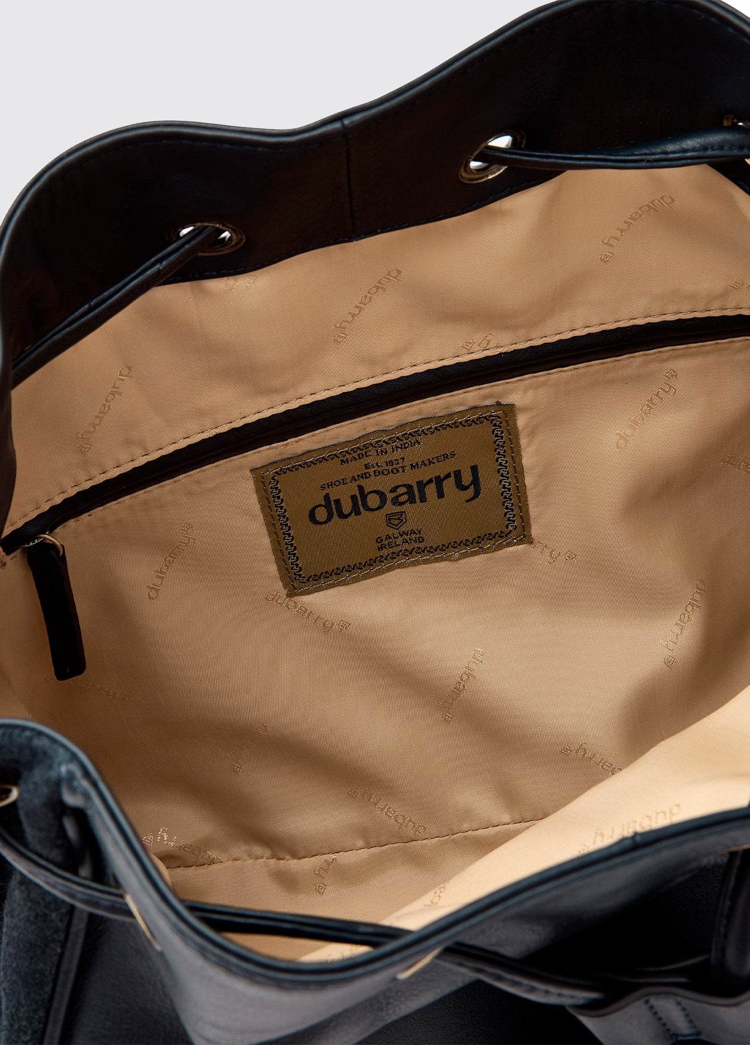 Dubarry Doonbeg Cross-body bucket bag - Navy