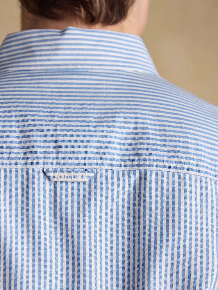Joules Blue Striped Classic Fit Oxford Shirt