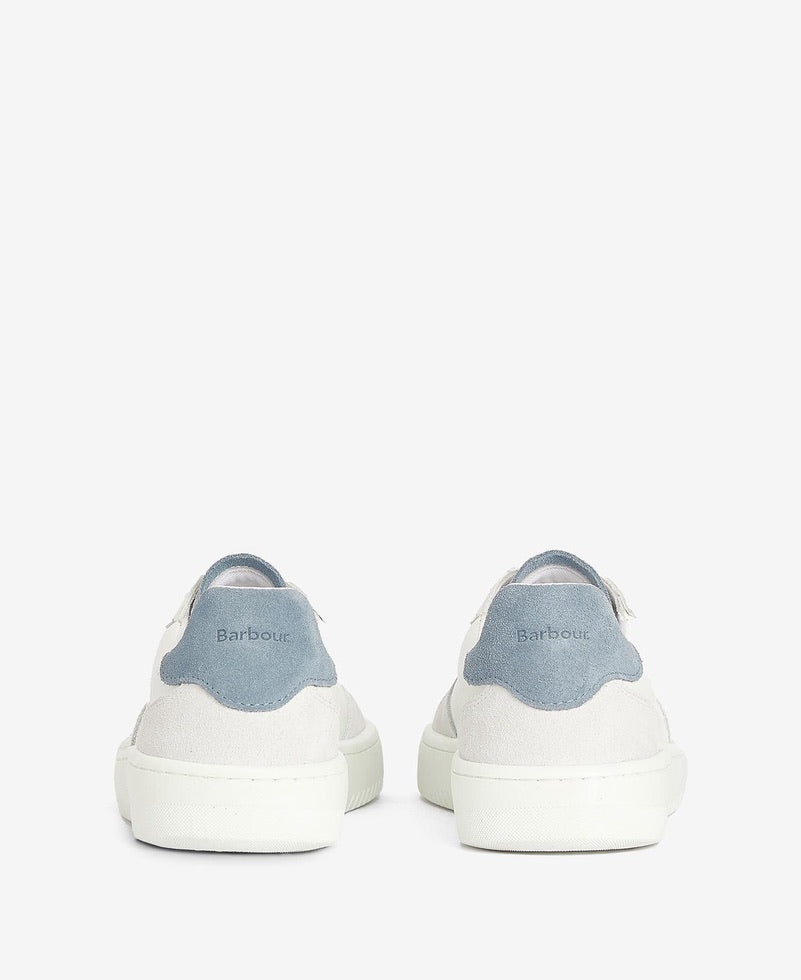 Barbour Celeste Trainers - White/Chambray