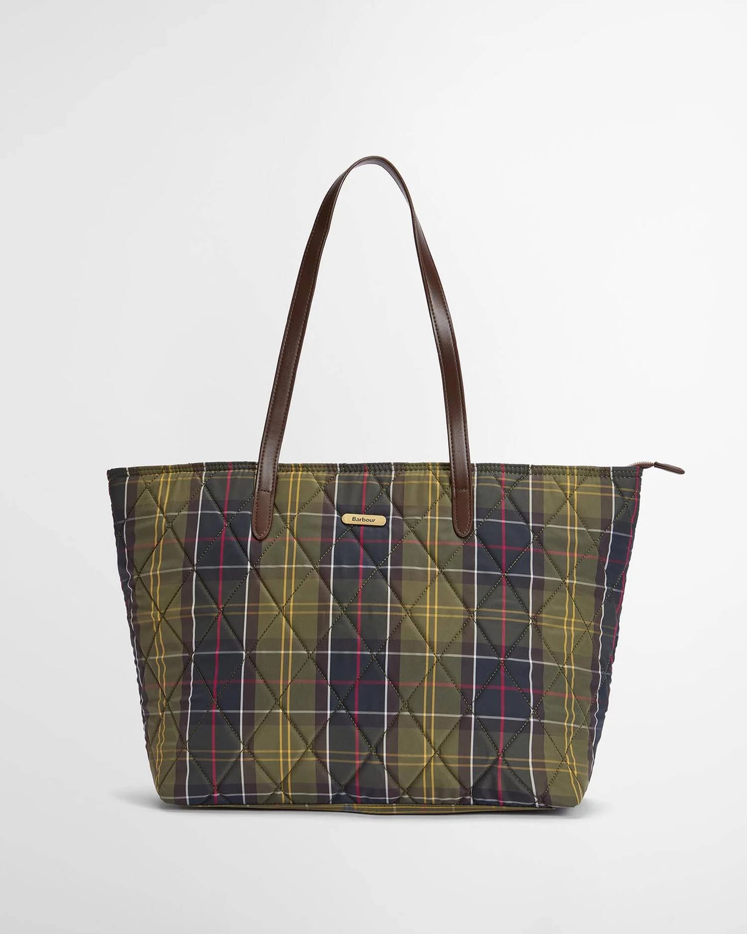 Barbour Wetherham Quilted Tartan Bag - Classic Tartan