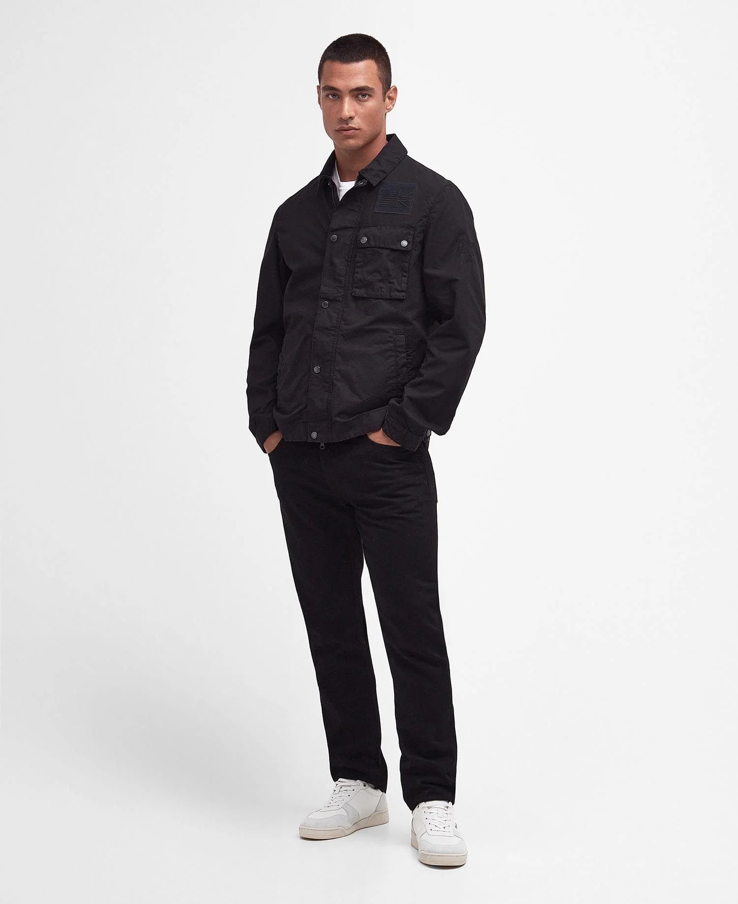 Barbour International SMQ Workers Casual Jacket - Black