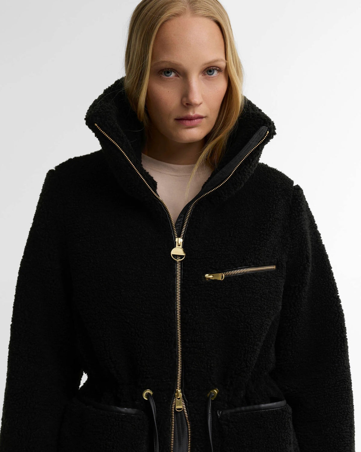 Barbour Kemora Womens Fleece Casual - Black