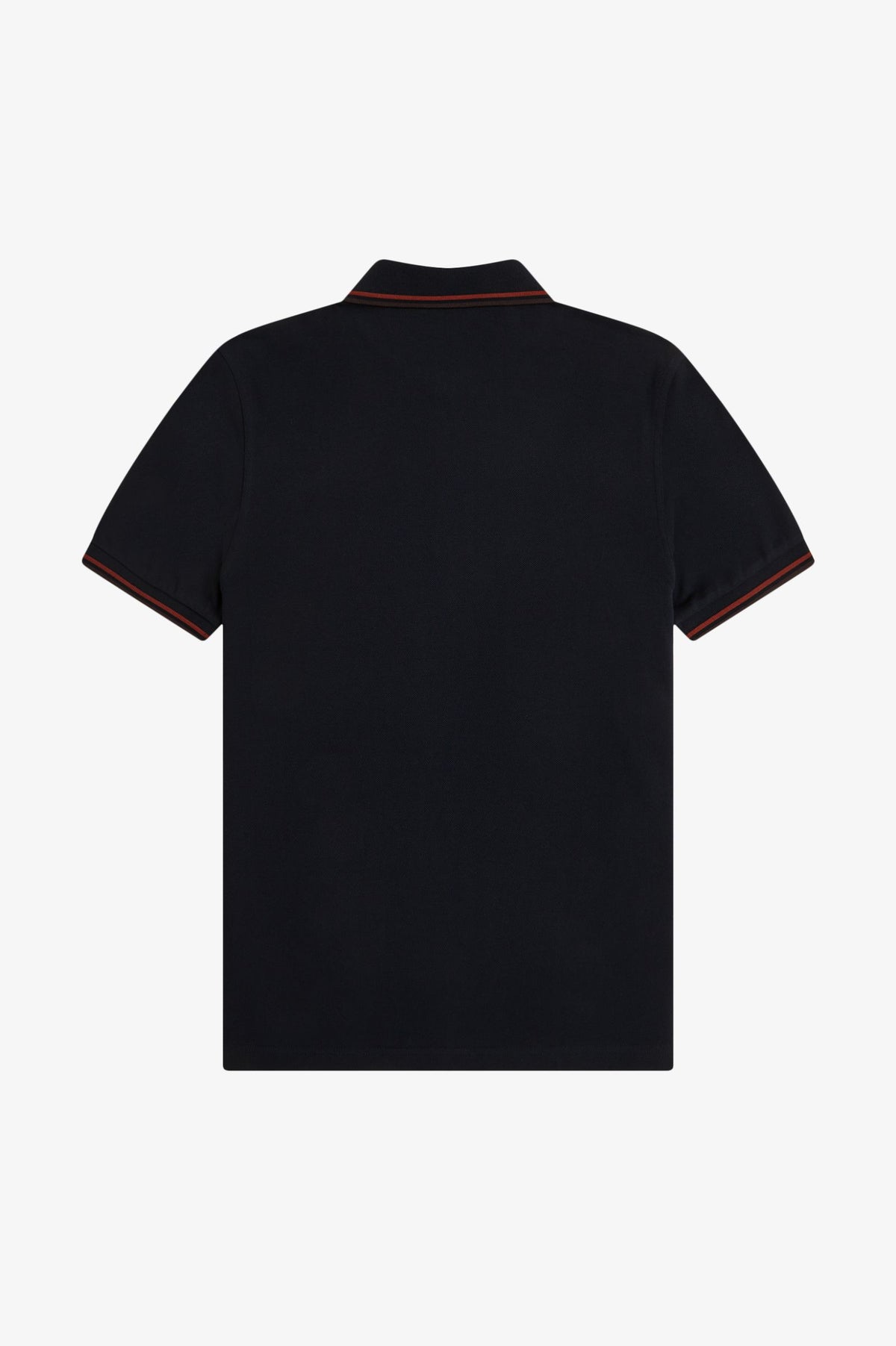 Fred Perry Twin Tipped Polo Shirt - Navy/Brandy/Rich Brown
