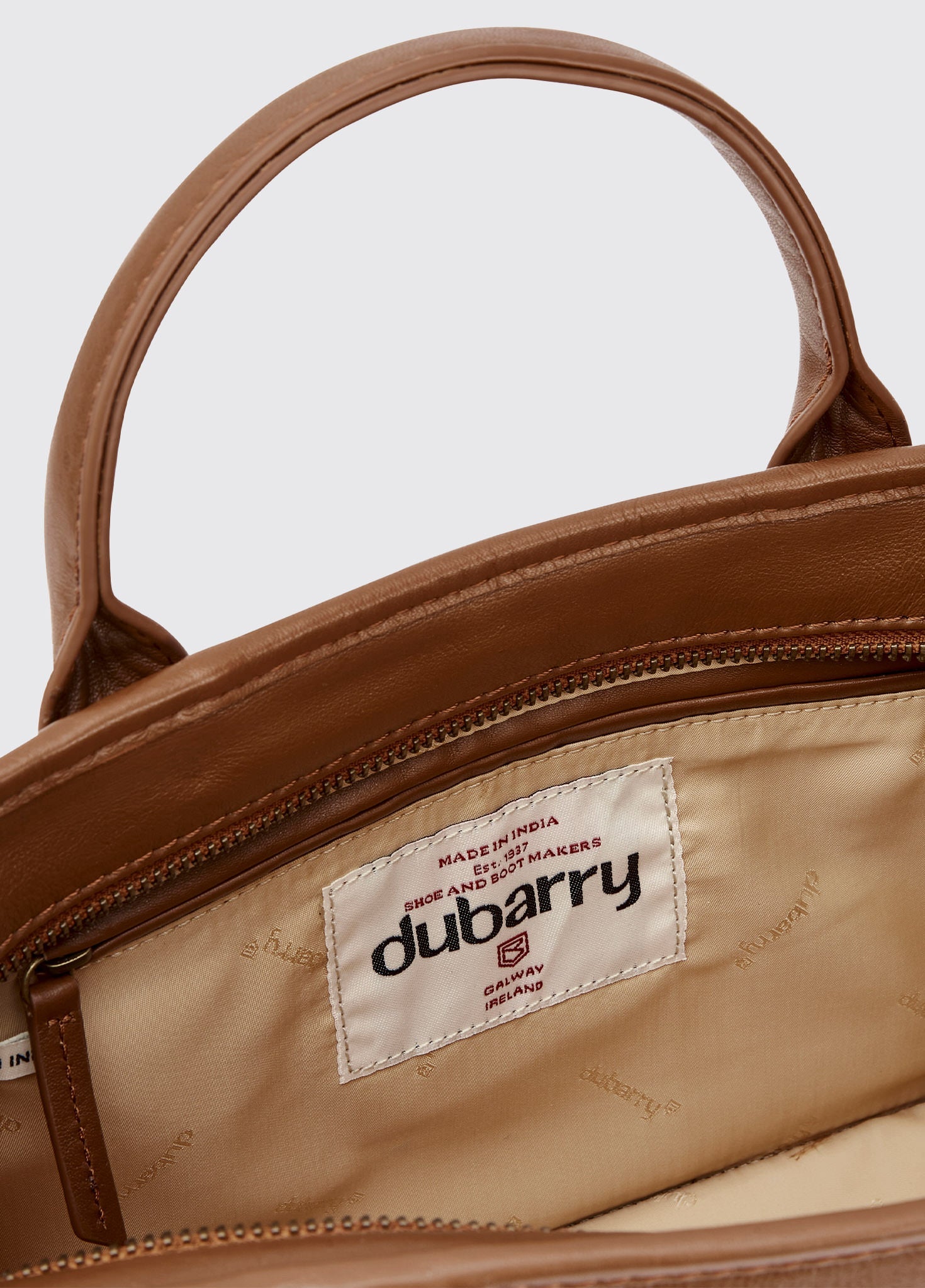 Dubarry Ramelton Medium Sized Leather Handbag - Caramel