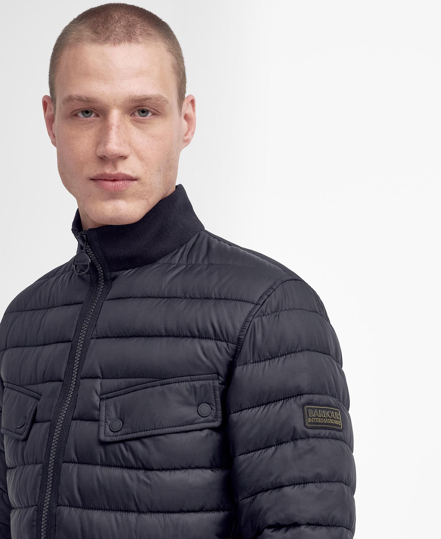 Barbour International Re-Ariel Puffer Jacket - Black