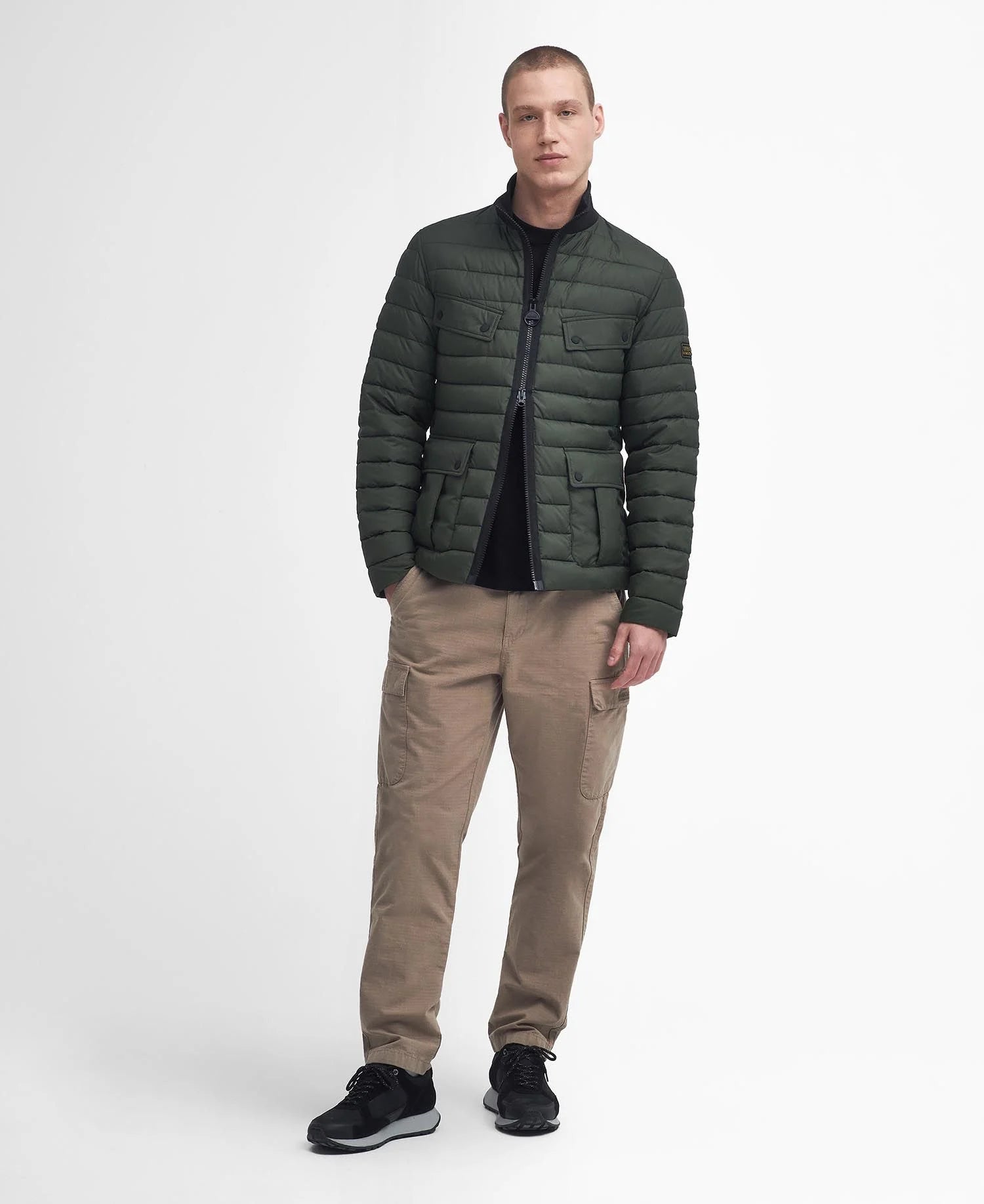 Barbour International Re-Ariel Puffer Jacket - Sage