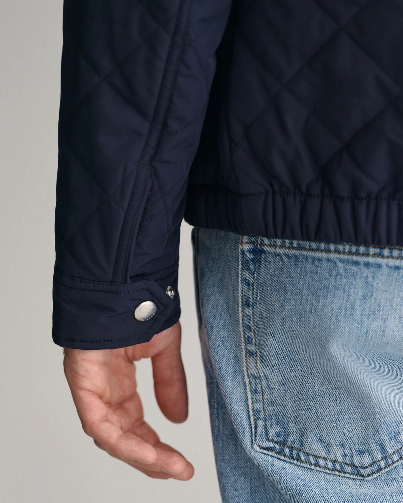 Gant Quilted Windcheater - Evening Blue