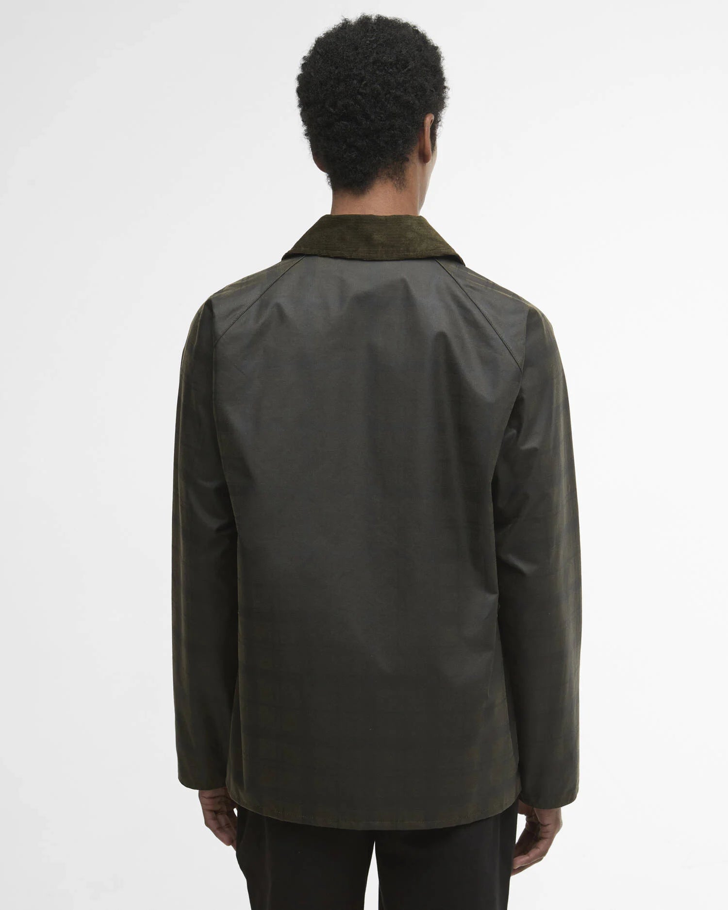 Barbour Tartan Ambleside Wax Jacket - Olive