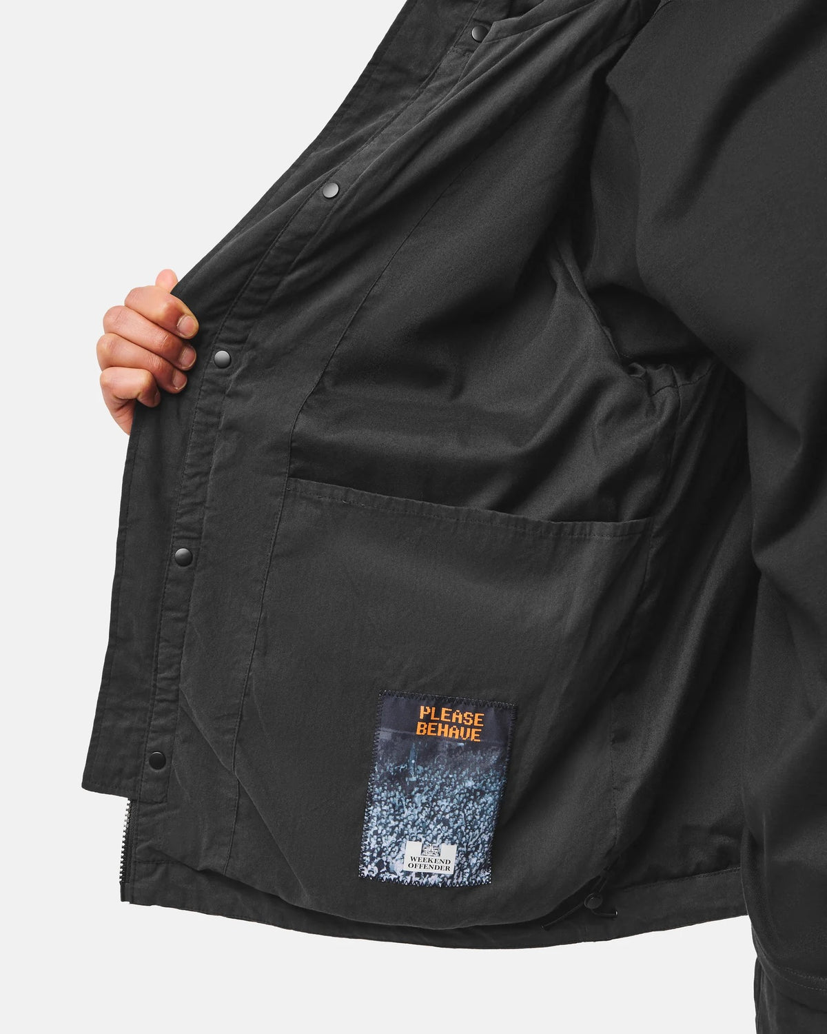 Weekend Offender Caracas Multi Pocket Jacket - Black