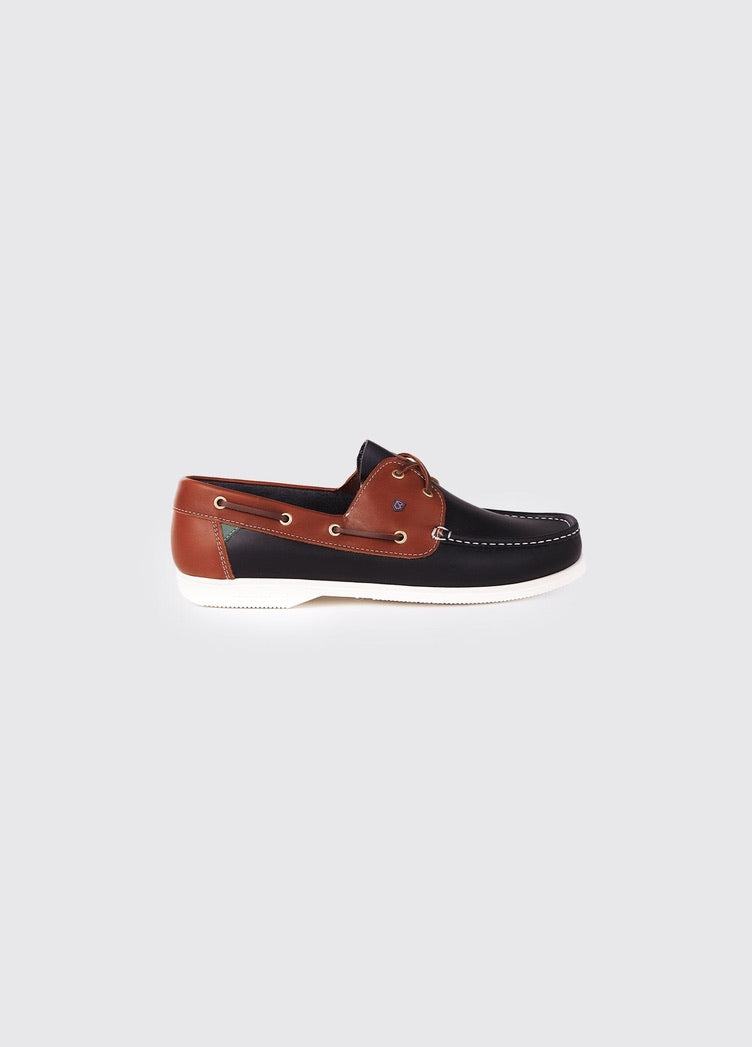 Dubarry Admirals Ladies Deck Shoe - Navy/Brown