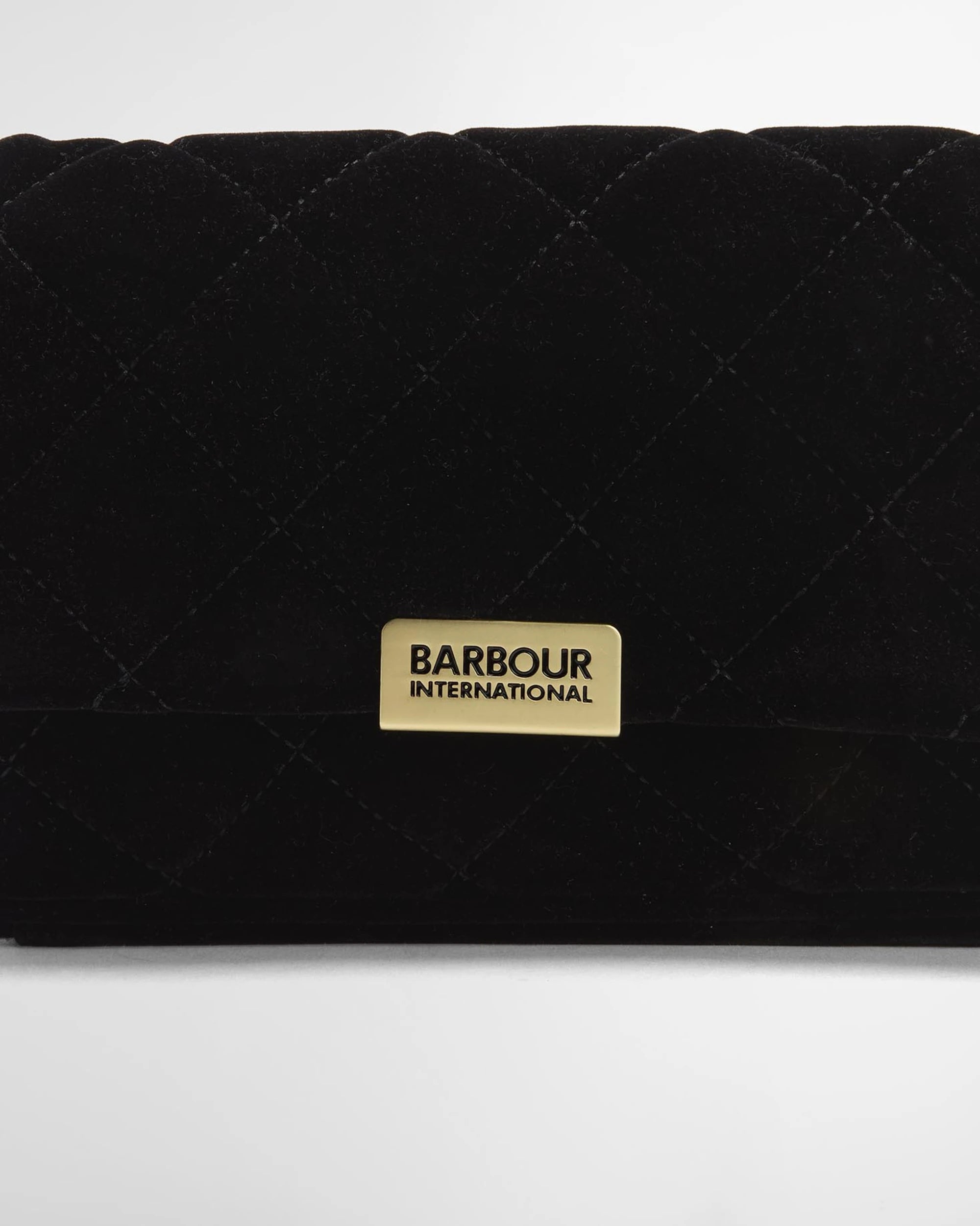 Barbour International Quilted Mini Soho Crossbody Bag - Velvet Black