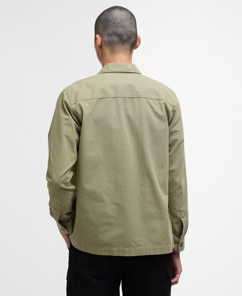 Barbour International SMQ Morand Overshirt - Bleached Olive