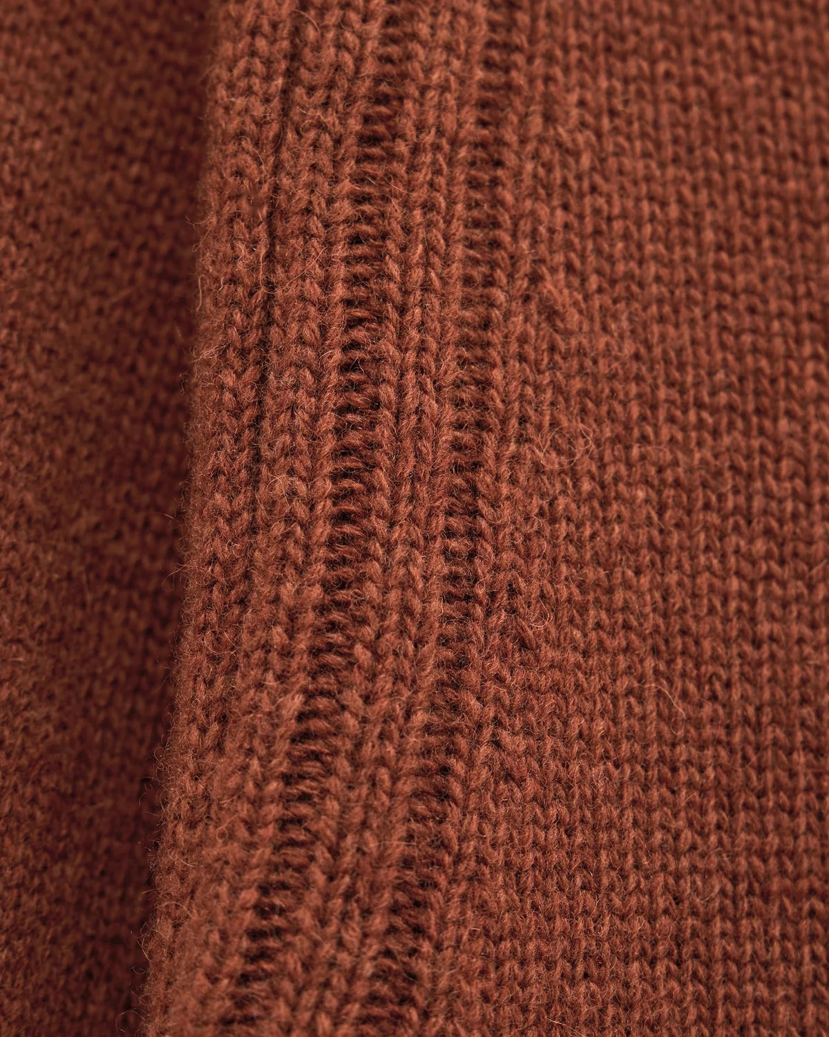 Weekend Offender Zagreb Crew Neck Sweater - Brick